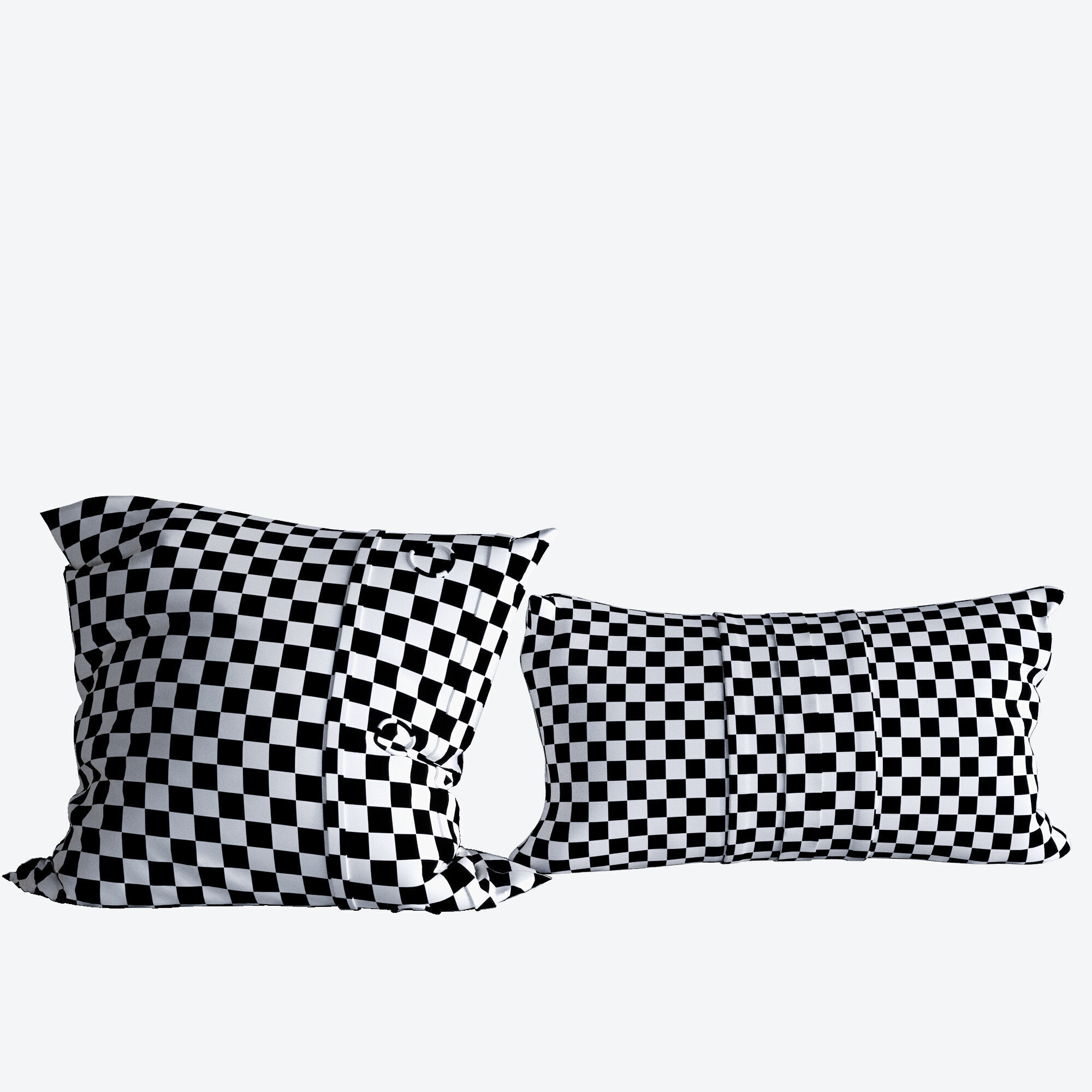 Set of decorative cushion 3D model_7