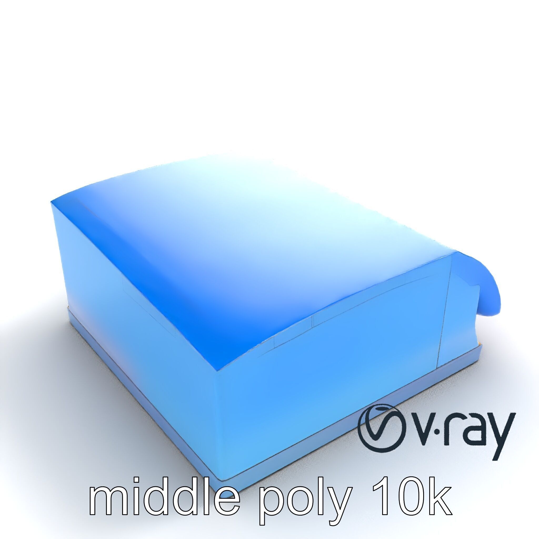 Dynamic Office Center Glass Architecture model pack Low-poly 3D model_5