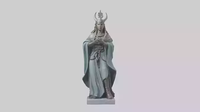 Idun statue model
