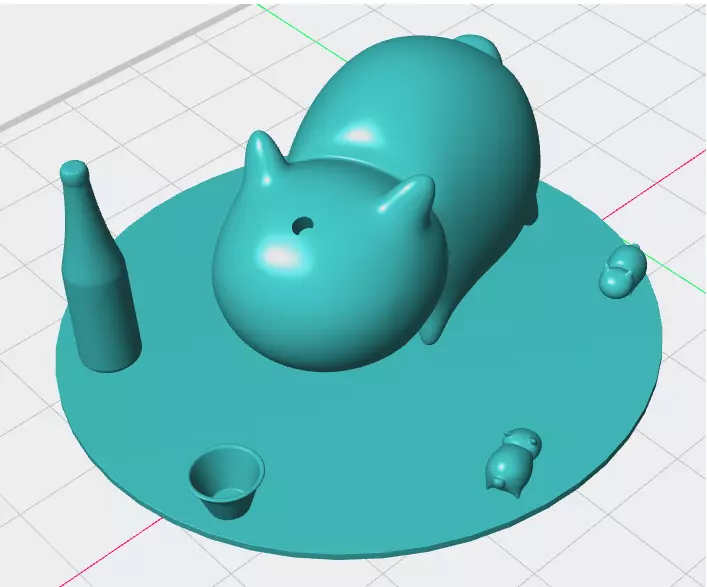 Nyanko sensei 3D print model_0