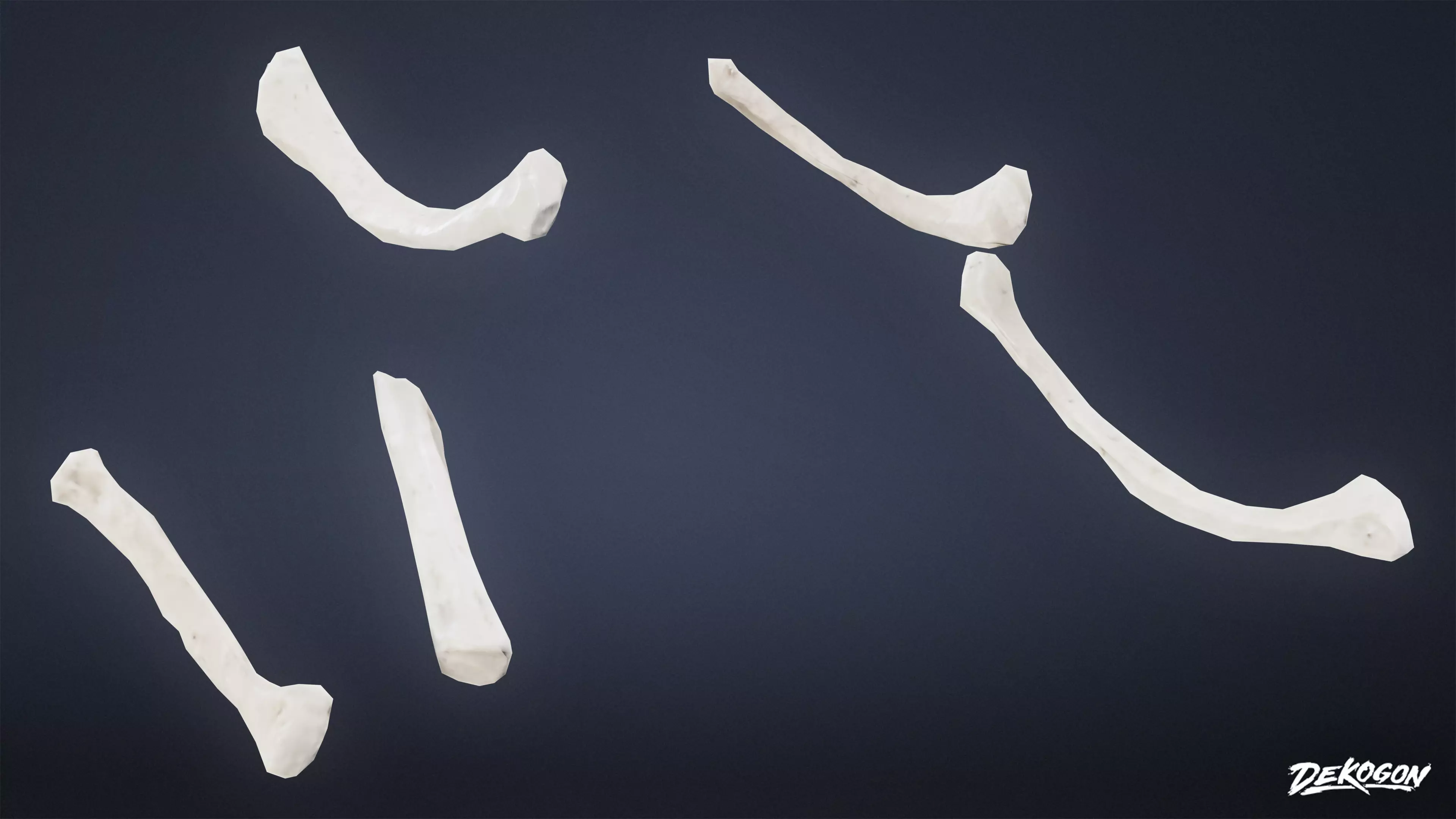 BONES - Dog Ribs 02 - NANITE Low-poly 3D model_0