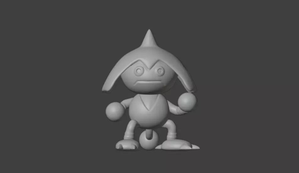 Hitmontop Pokemon 3D print model_0