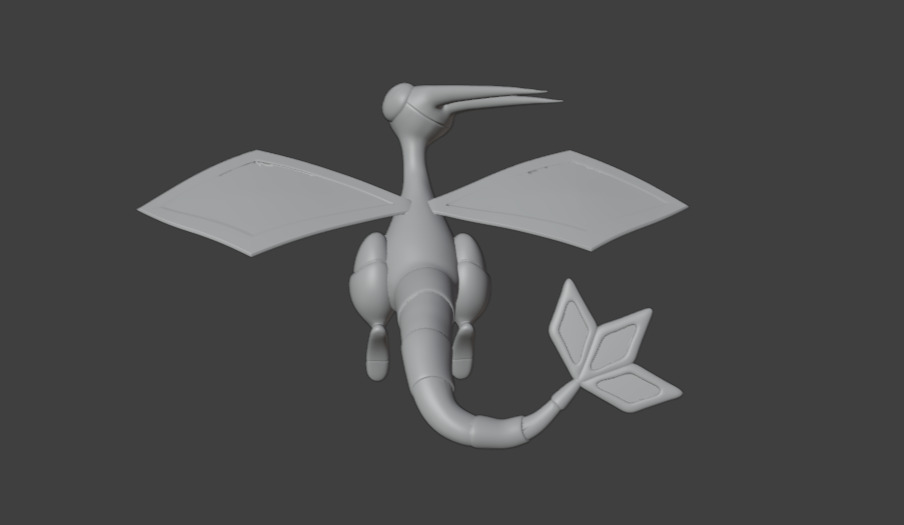 Flygon Pokemon 3D print model_1