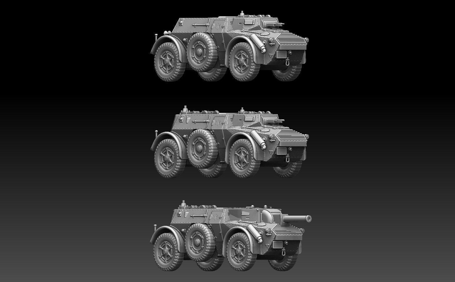 Battle Bus APC Tank Destroyer 3D print model_8