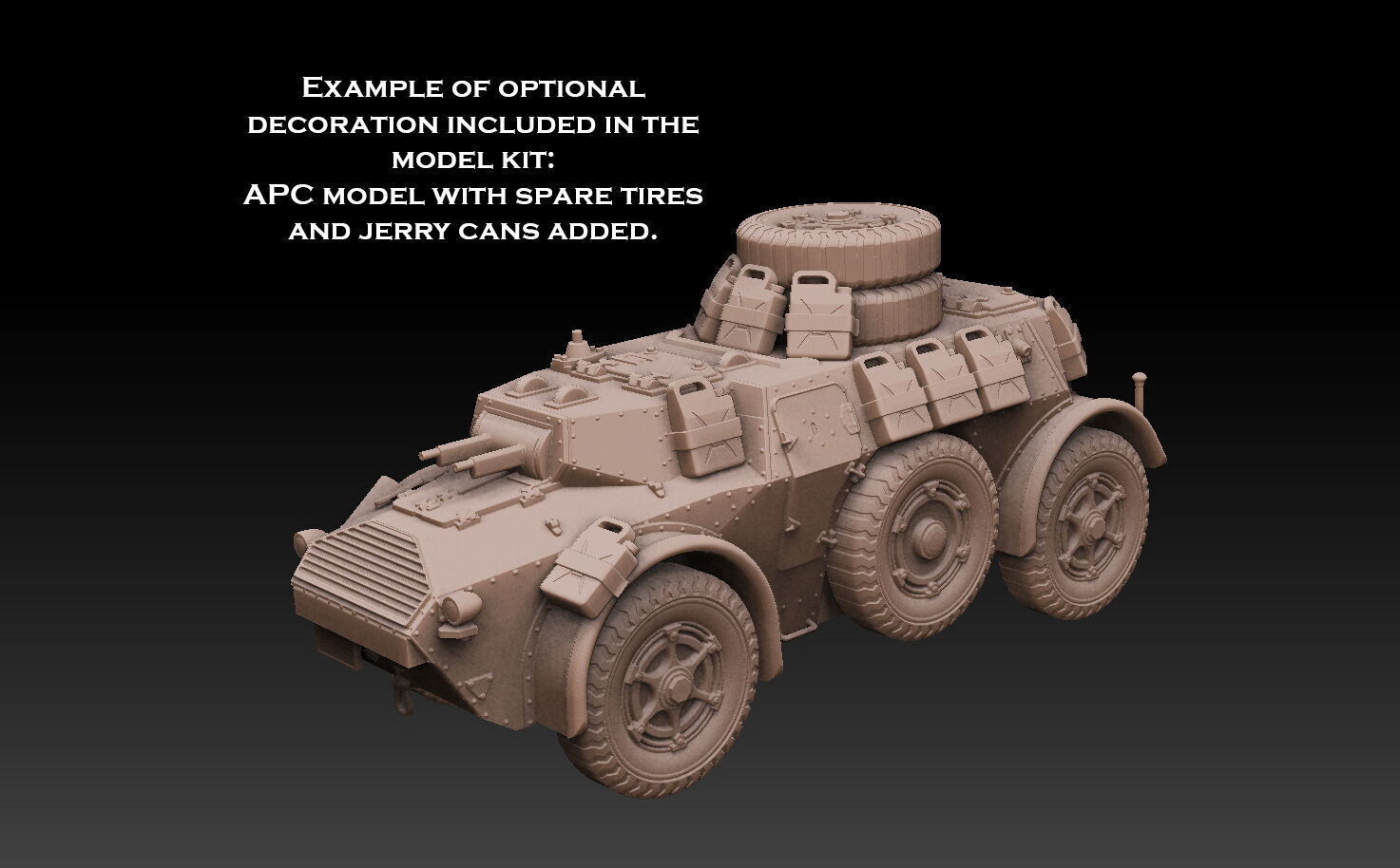Battle Bus APC Tank Destroyer 3D print model_4