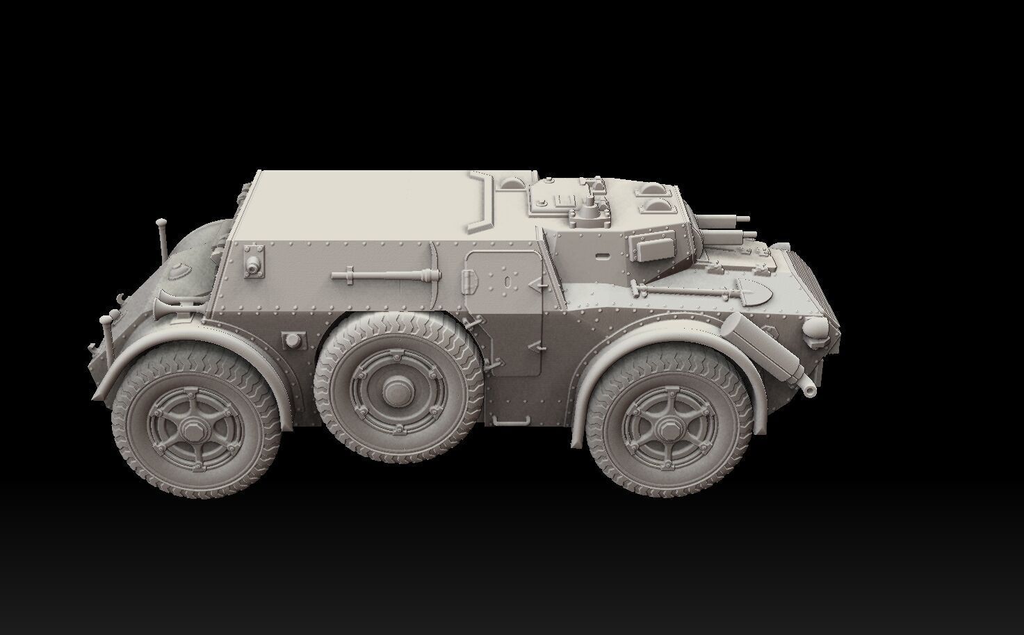 Battle Bus APC Tank Destroyer 3D print model_1