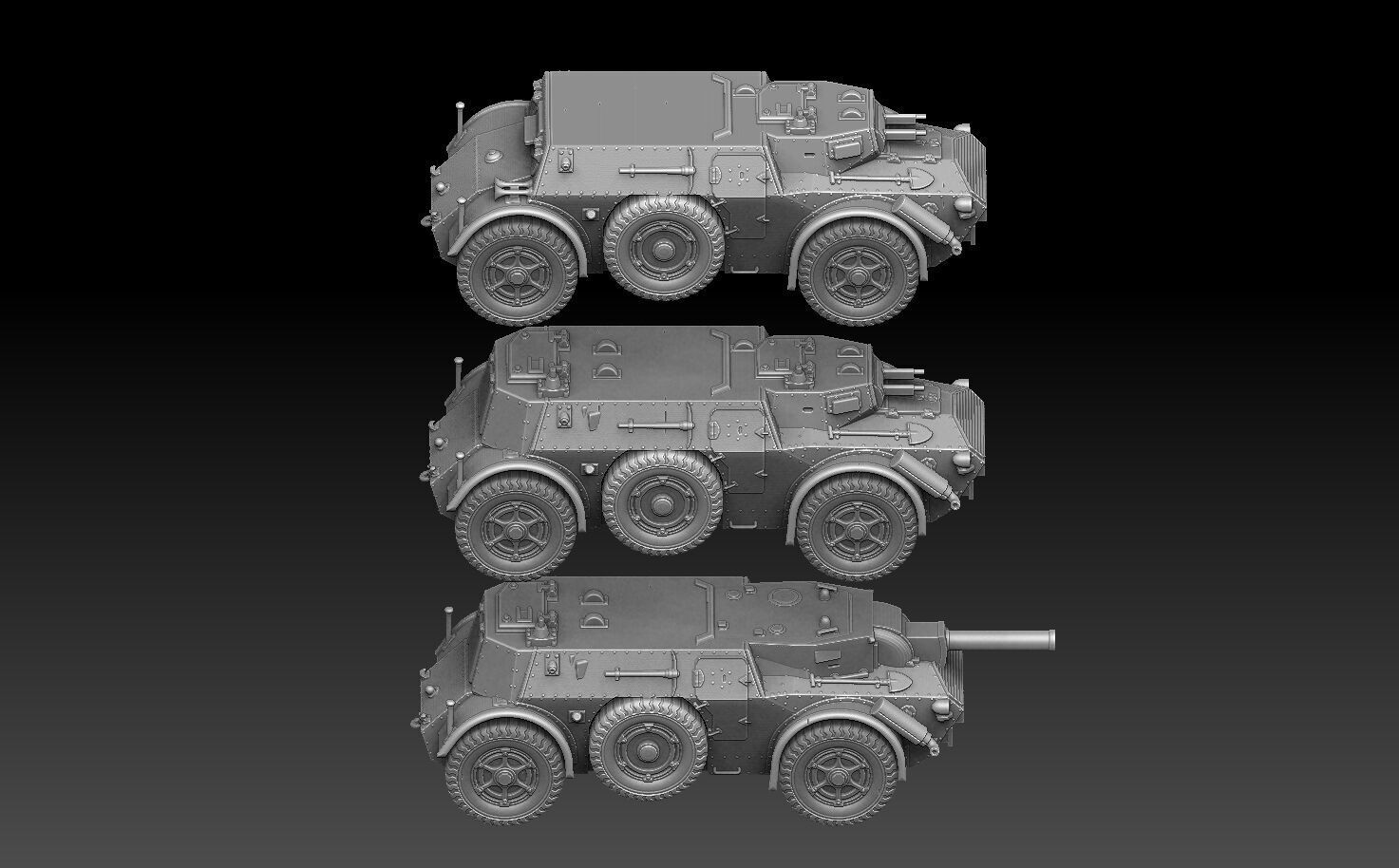 Battle Bus APC Tank Destroyer 3D print model_10