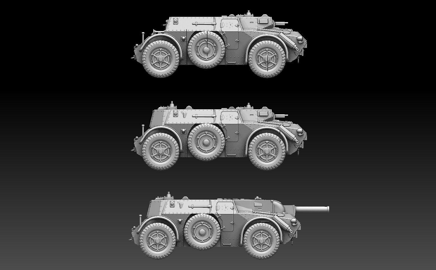 Battle Bus APC Tank Destroyer 3D print model_9