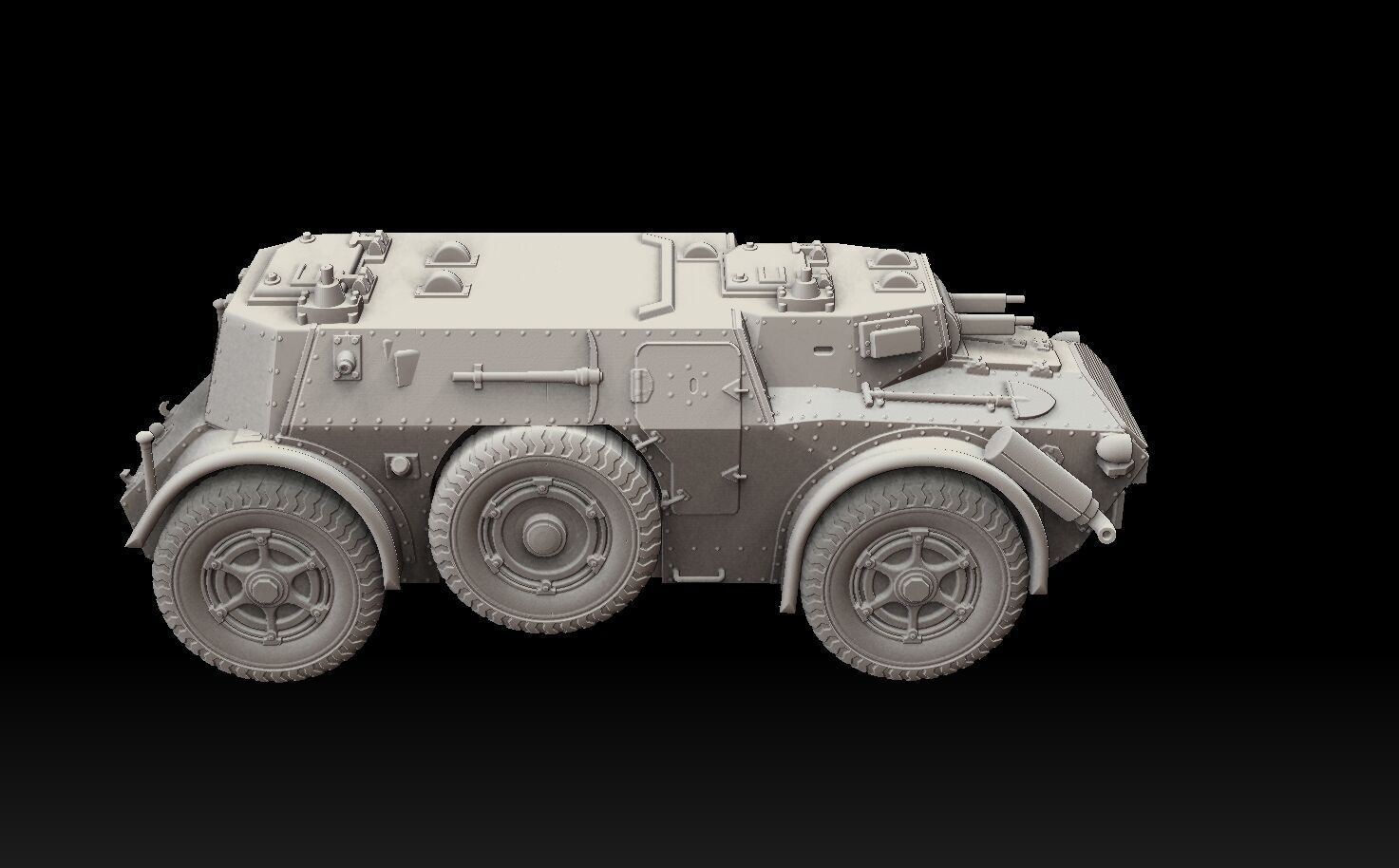 Battle Bus APC Tank Destroyer 3D print model_2