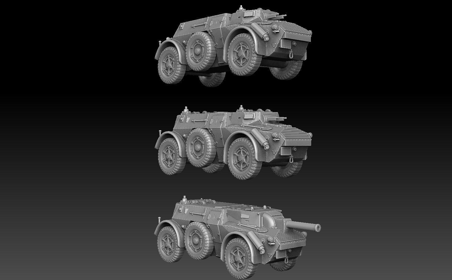 Battle Bus APC Tank Destroyer 3D print model_7