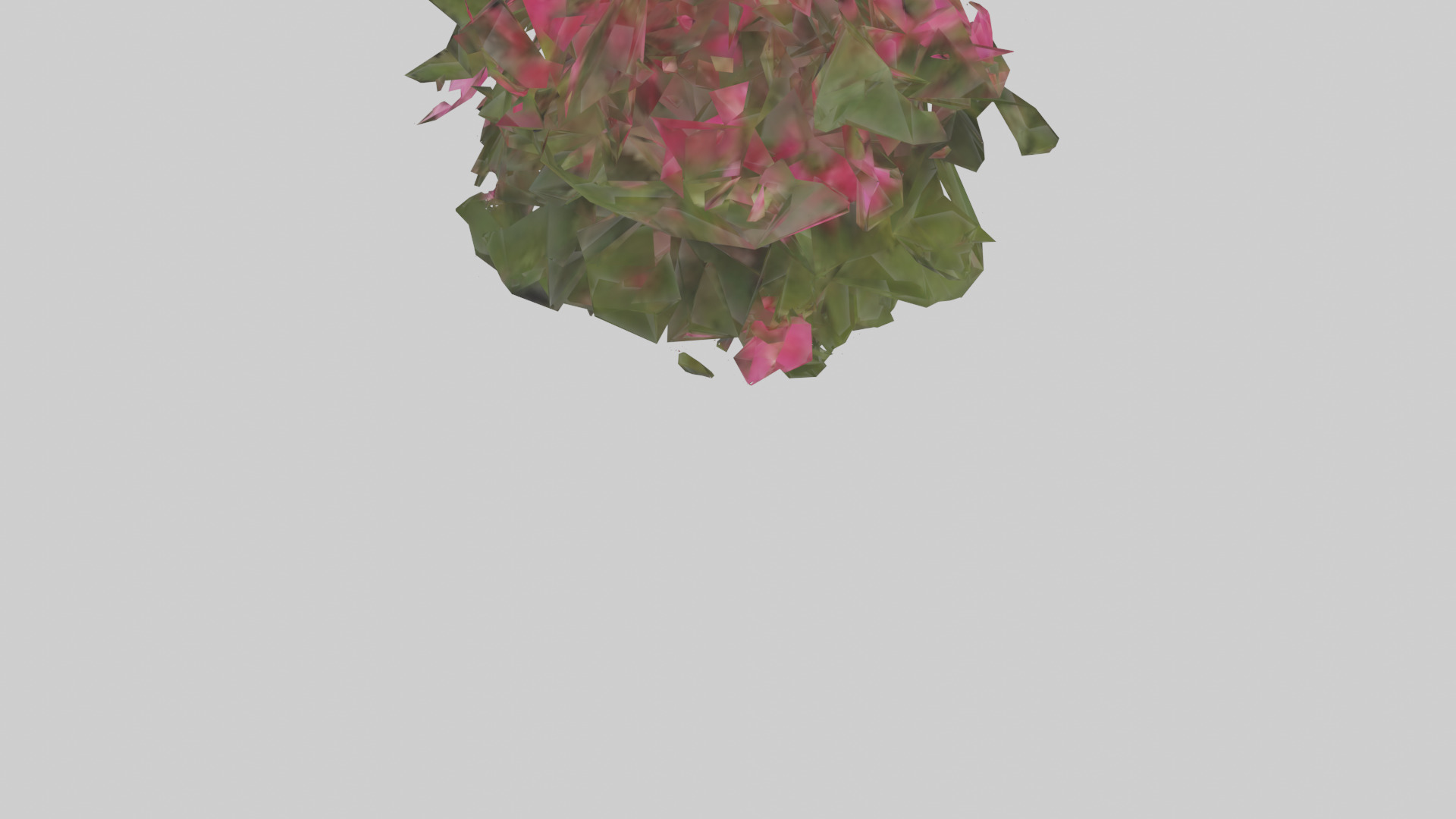 Impatiens model Low-poly 3D model_3