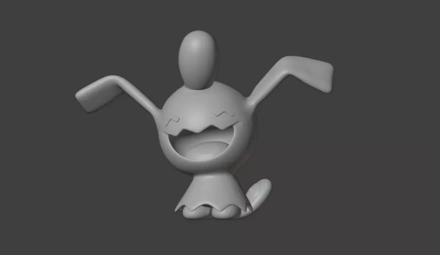 Wynaut Pokemon 3D print model
