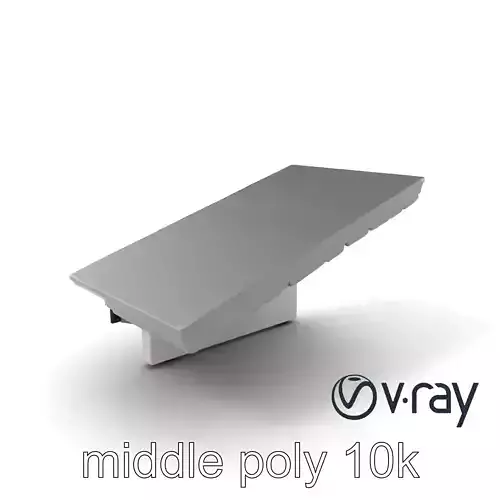 High-Tech Roof Module with Neon Detail model pack