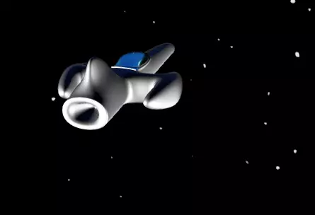 Space ship Model dummy Free low-poly 3D model