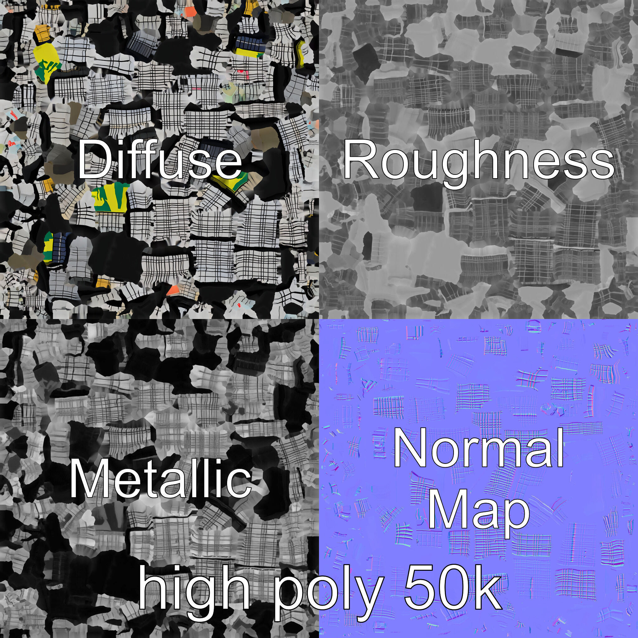 Reflective Skyscraper with Neon Panels model pack Low-poly 3D model_2