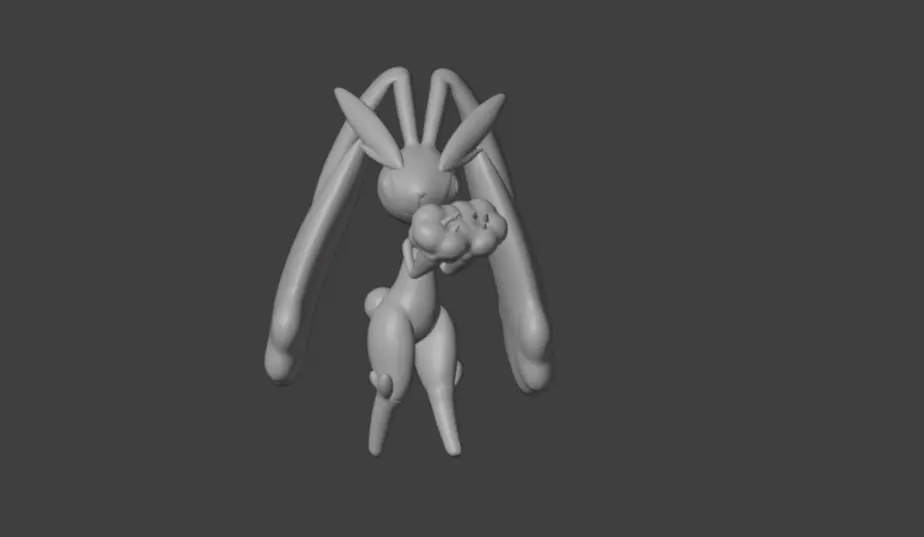 Lopunny Pokemon 3D print model