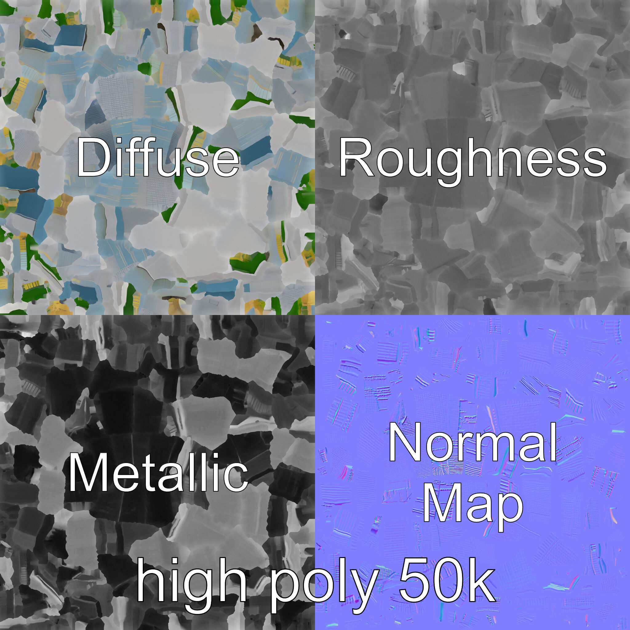 Futuristic Glass Skyscraper with Neon Facade model pack Low-poly 3D model_2