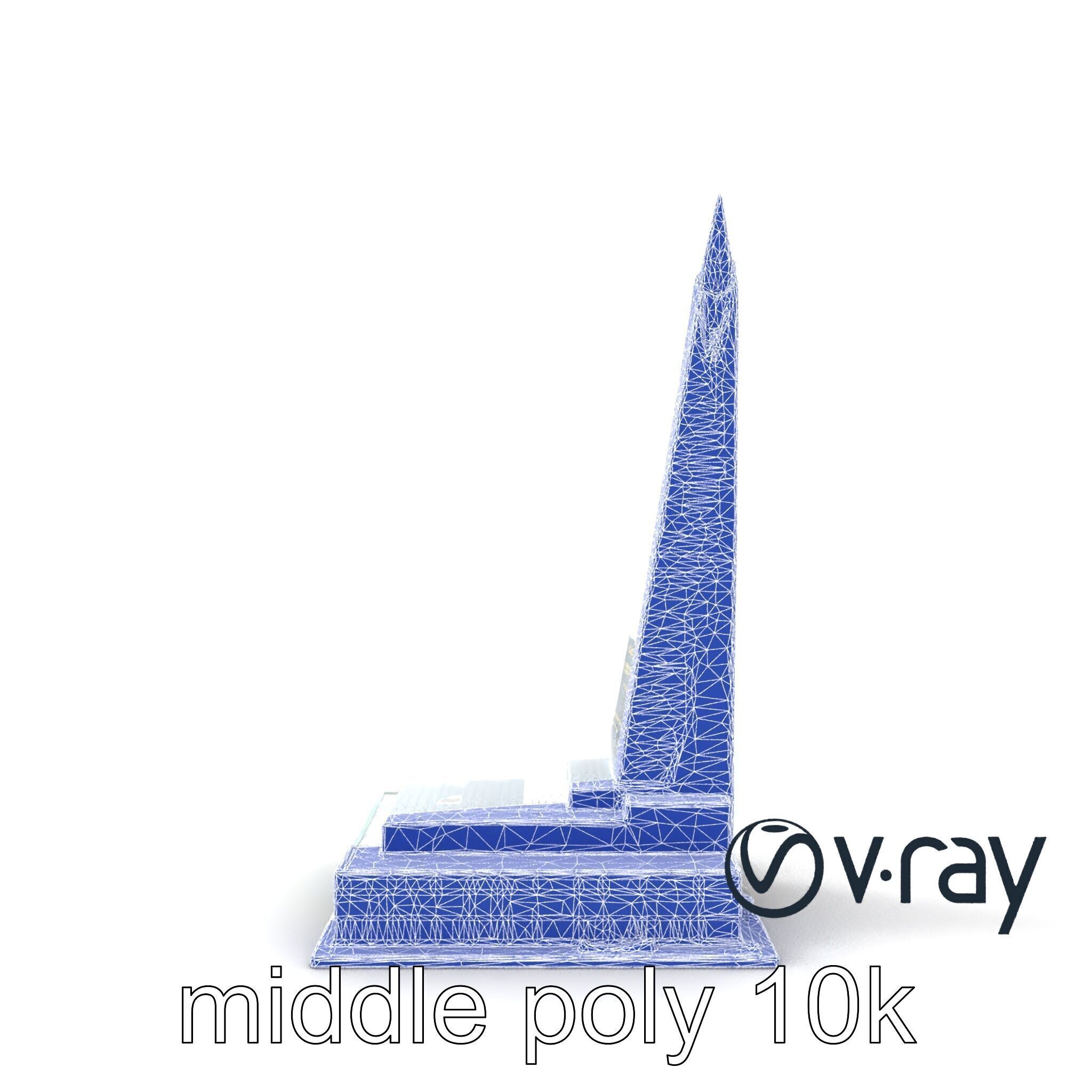 Futuristic Glass Skyscraper with Neon Facade model pack Low-poly 3D model_30