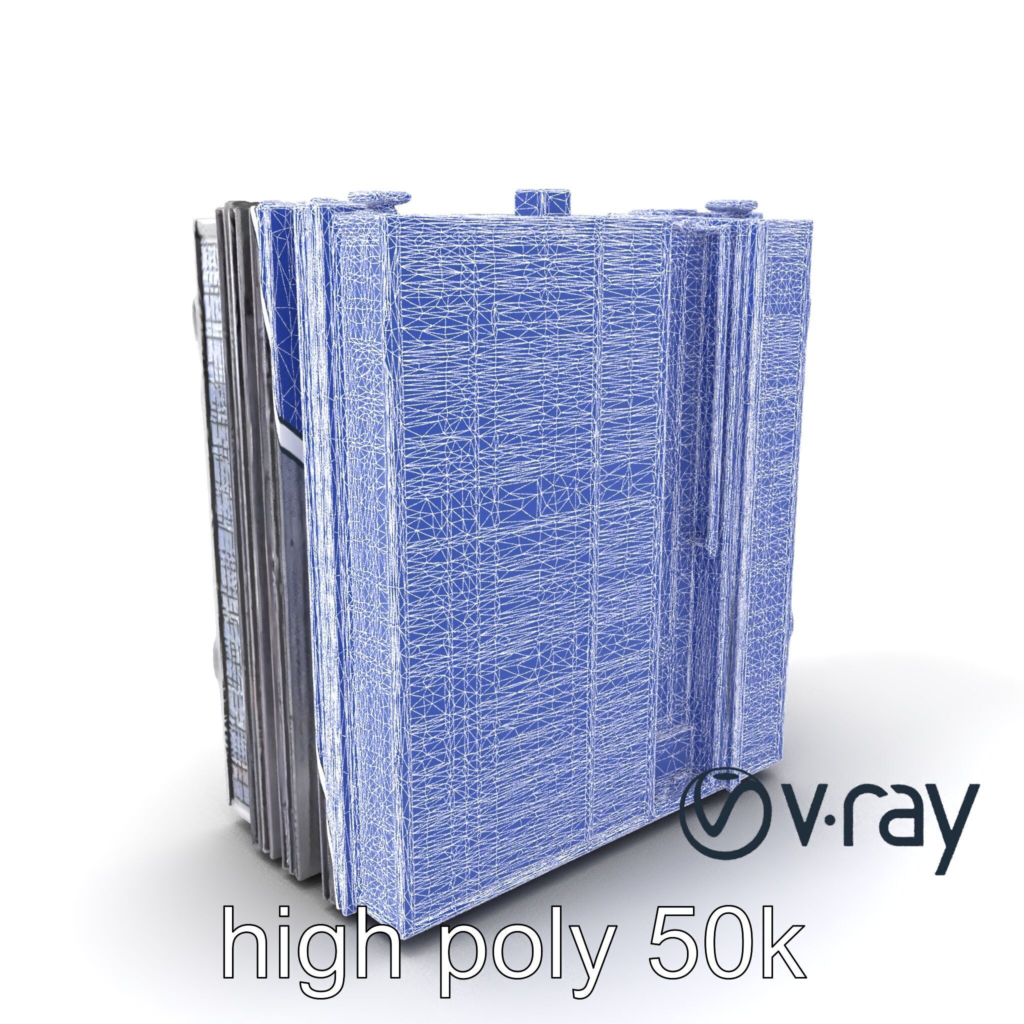 Cyberpunk Skyscraper High-Tech model pack Low-poly 3D model_10