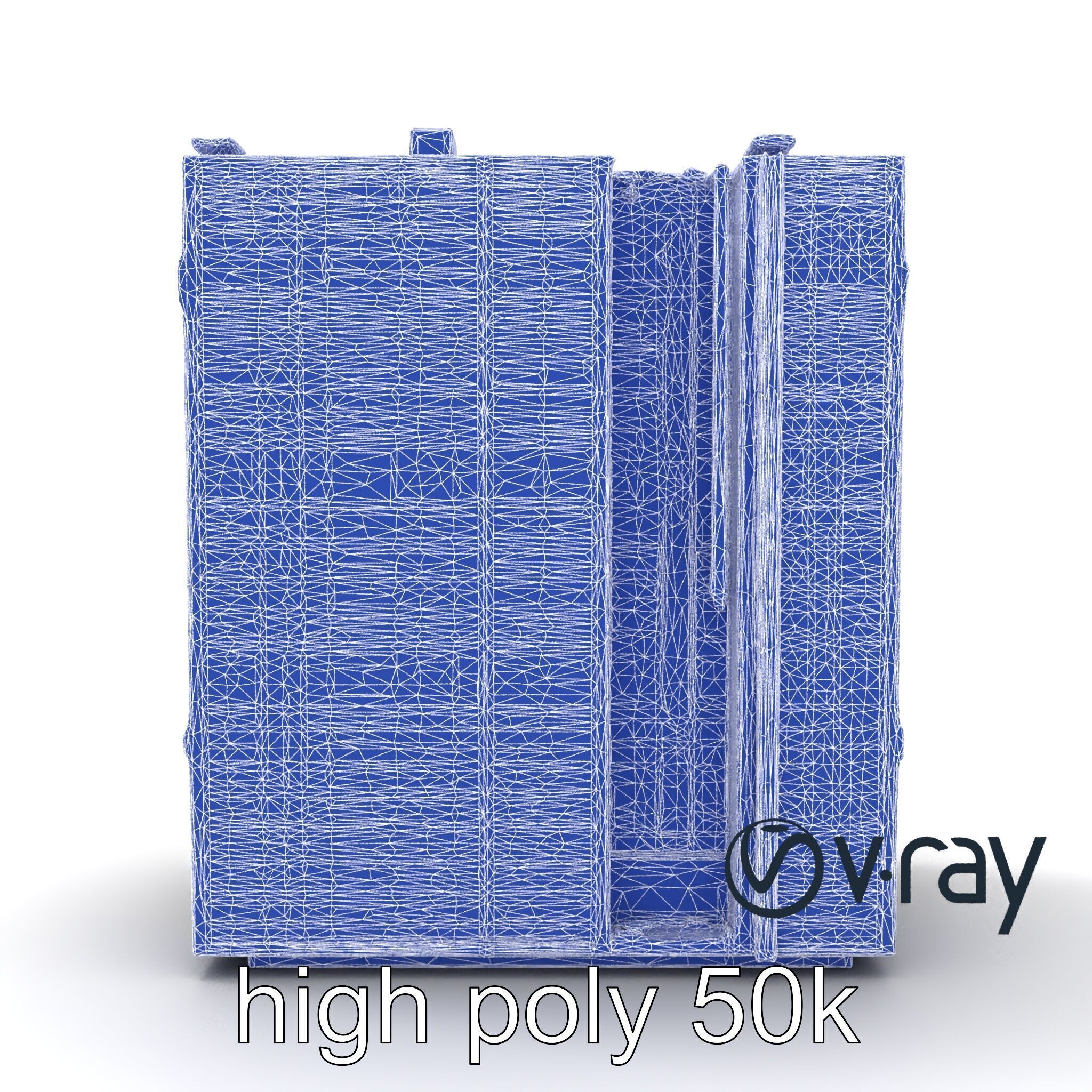 Cyberpunk Skyscraper High-Tech model pack Low-poly 3D model_29