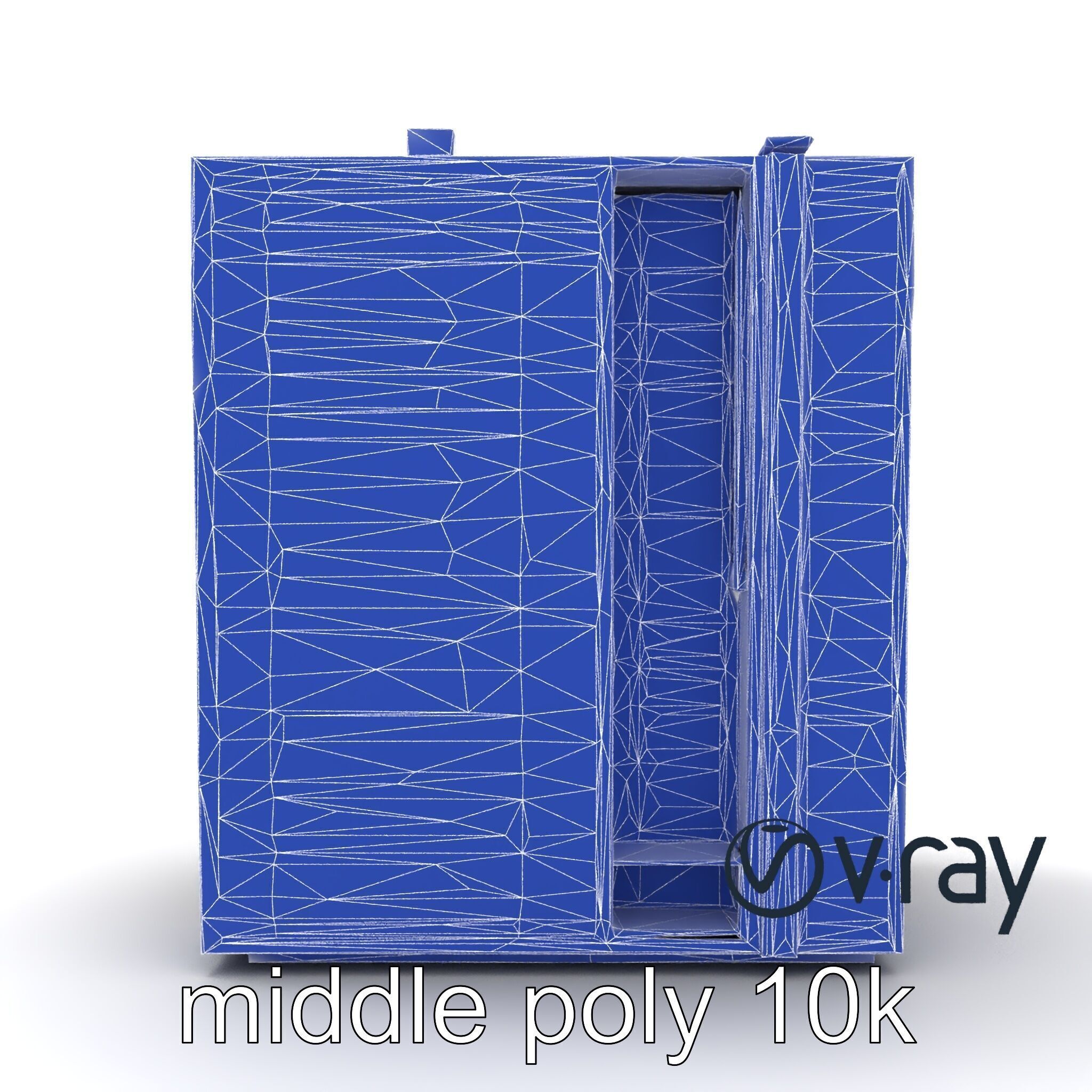 Cyberpunk Skyscraper High-Tech model pack Low-poly 3D model_26