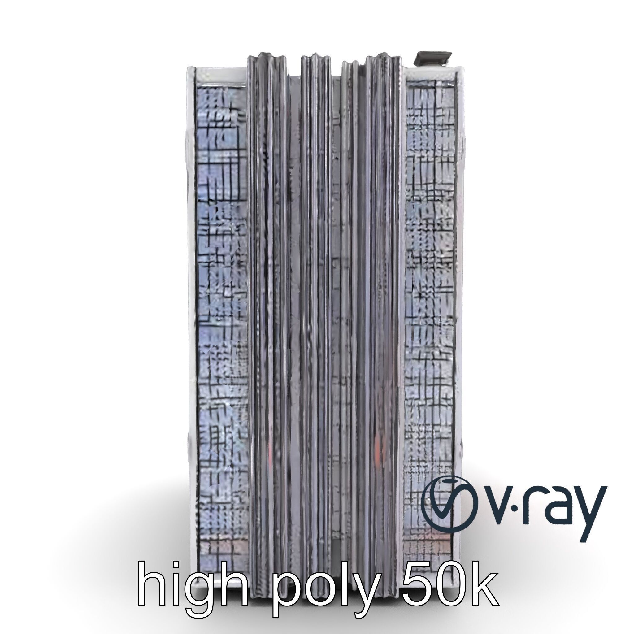 Cyberpunk Skyscraper High-Tech model pack Low-poly 3D model_22