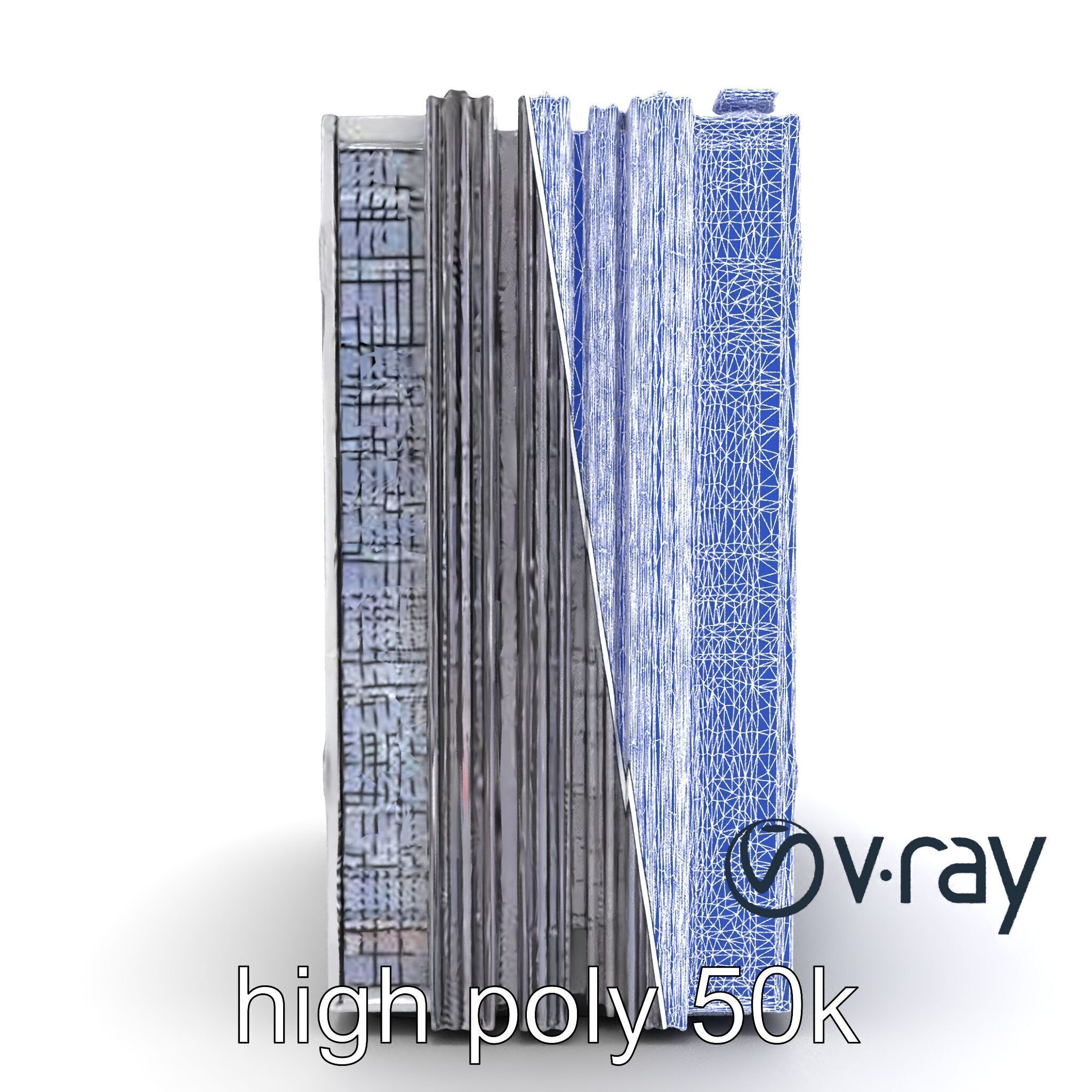 Cyberpunk Skyscraper High-Tech model pack Low-poly 3D model_27