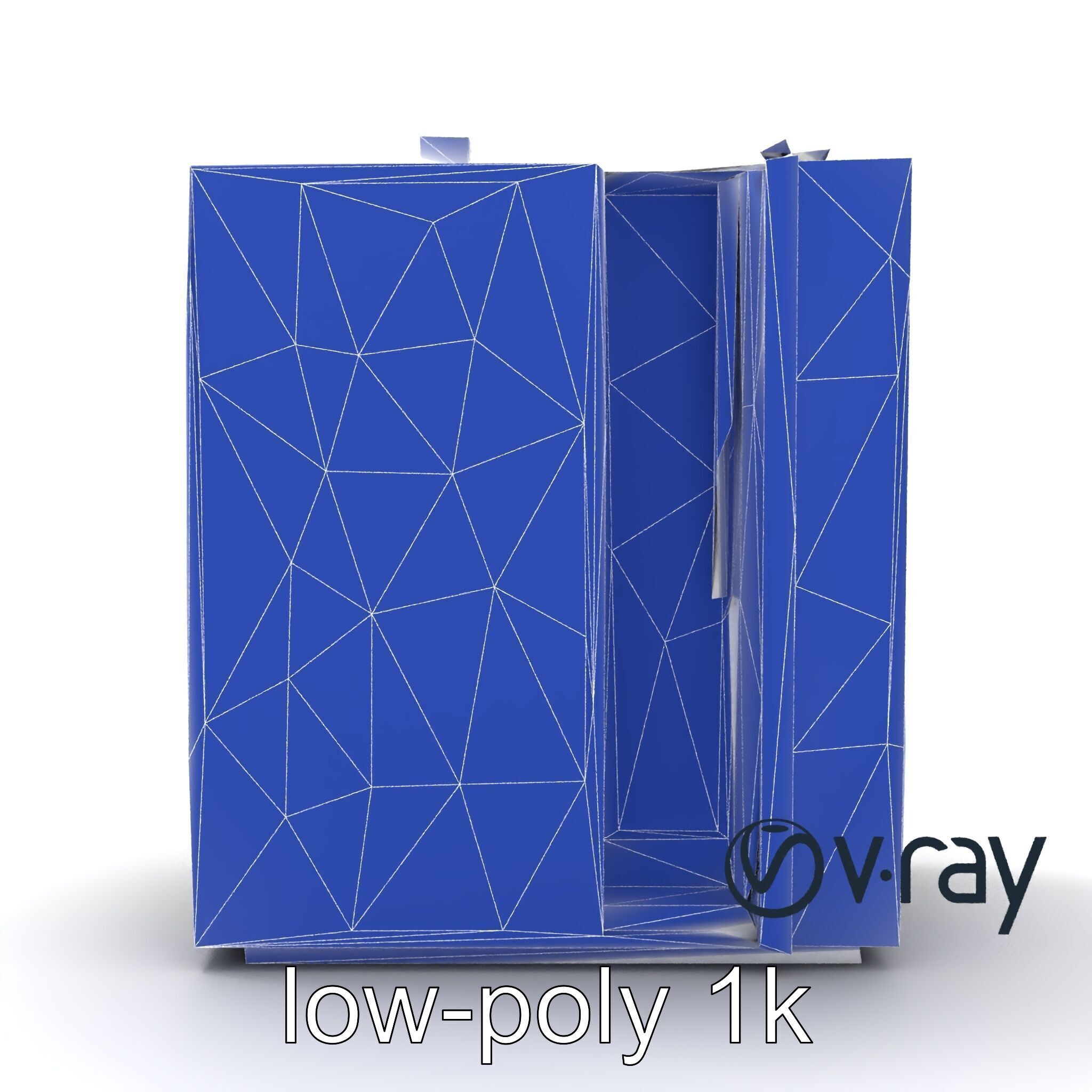 Cyberpunk Skyscraper High-Tech model pack Low-poly 3D model_13