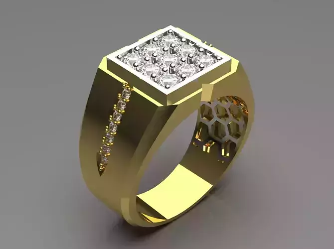 man diamond ring mr0121