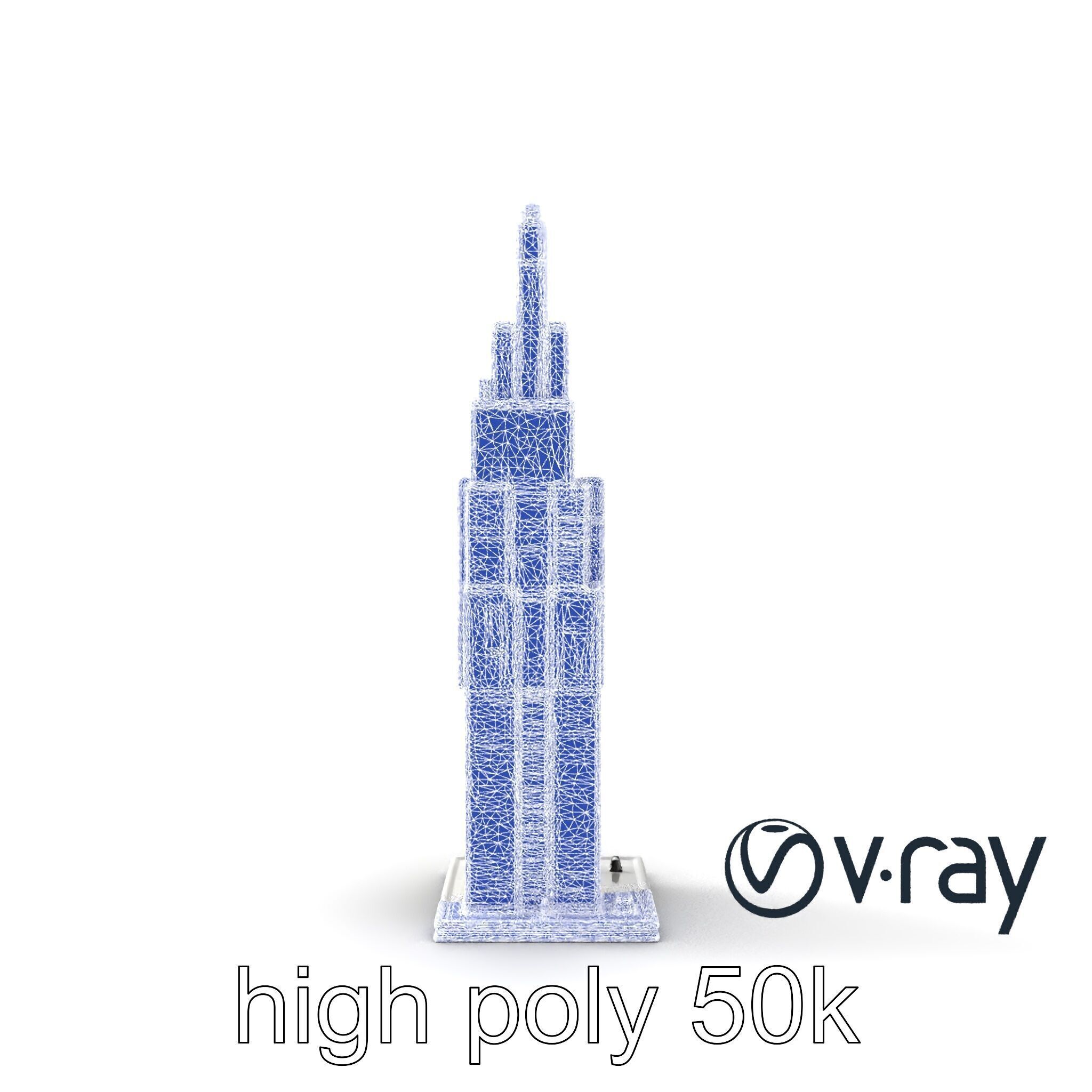 Cyberpunk Skyscraper Neon Facade model pack Low-poly 3D model_23