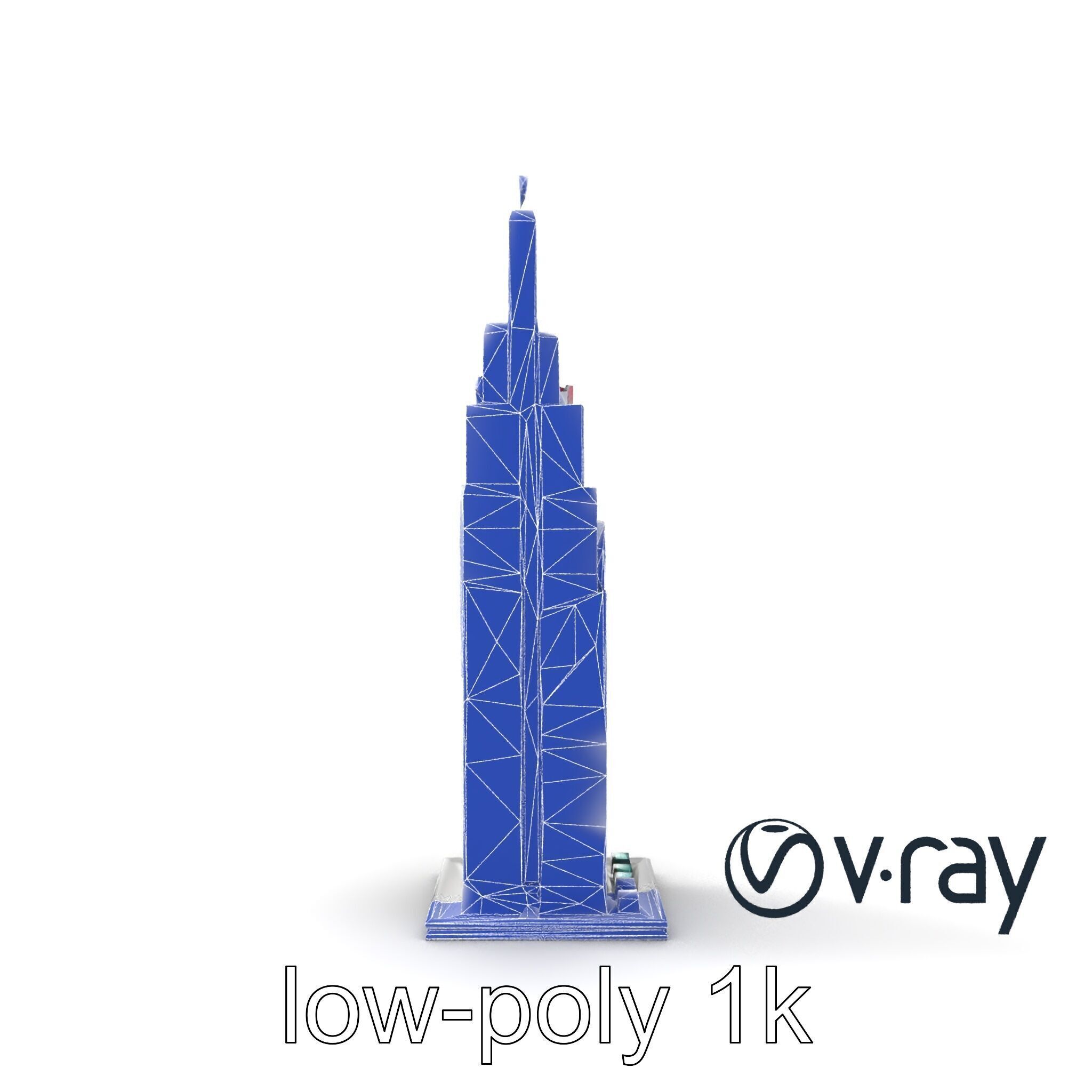 Cyberpunk Skyscraper Neon Facade model pack Low-poly 3D model_26