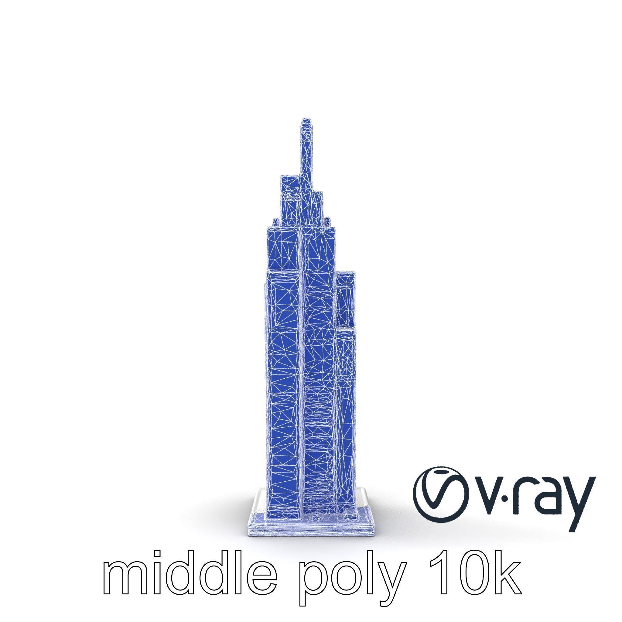 Cyberpunk Skyscraper Neon Facade model pack Low-poly 3D model_30
