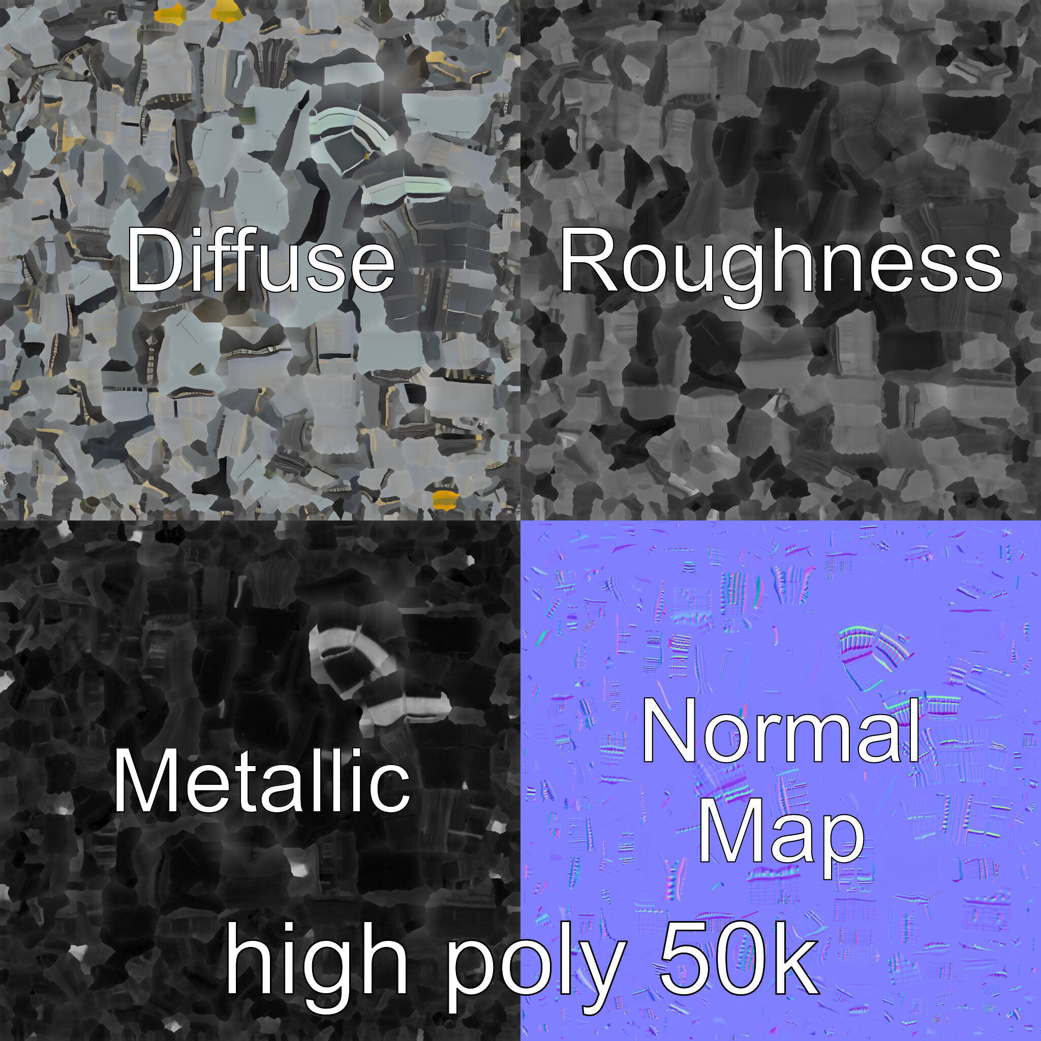 Neon Light Skyscraper Reflective Glass model pack Low-poly 3D model_2