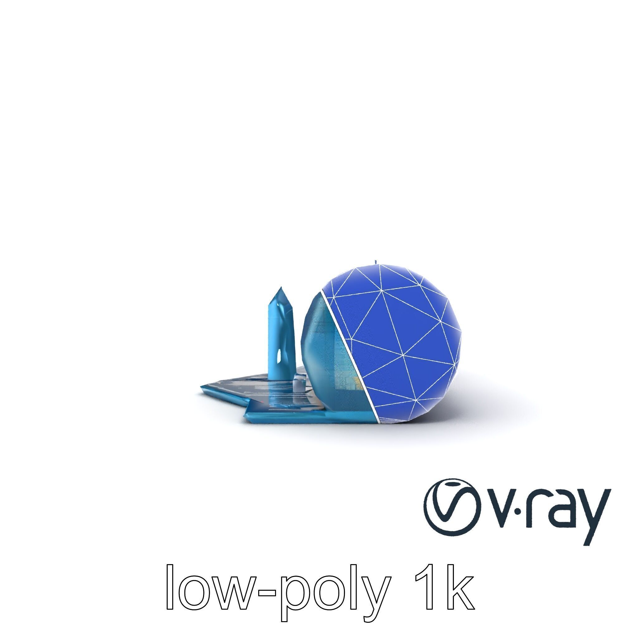 Futuristic Skyscraper Neon Cityscape model pack Low-poly 3D model_15