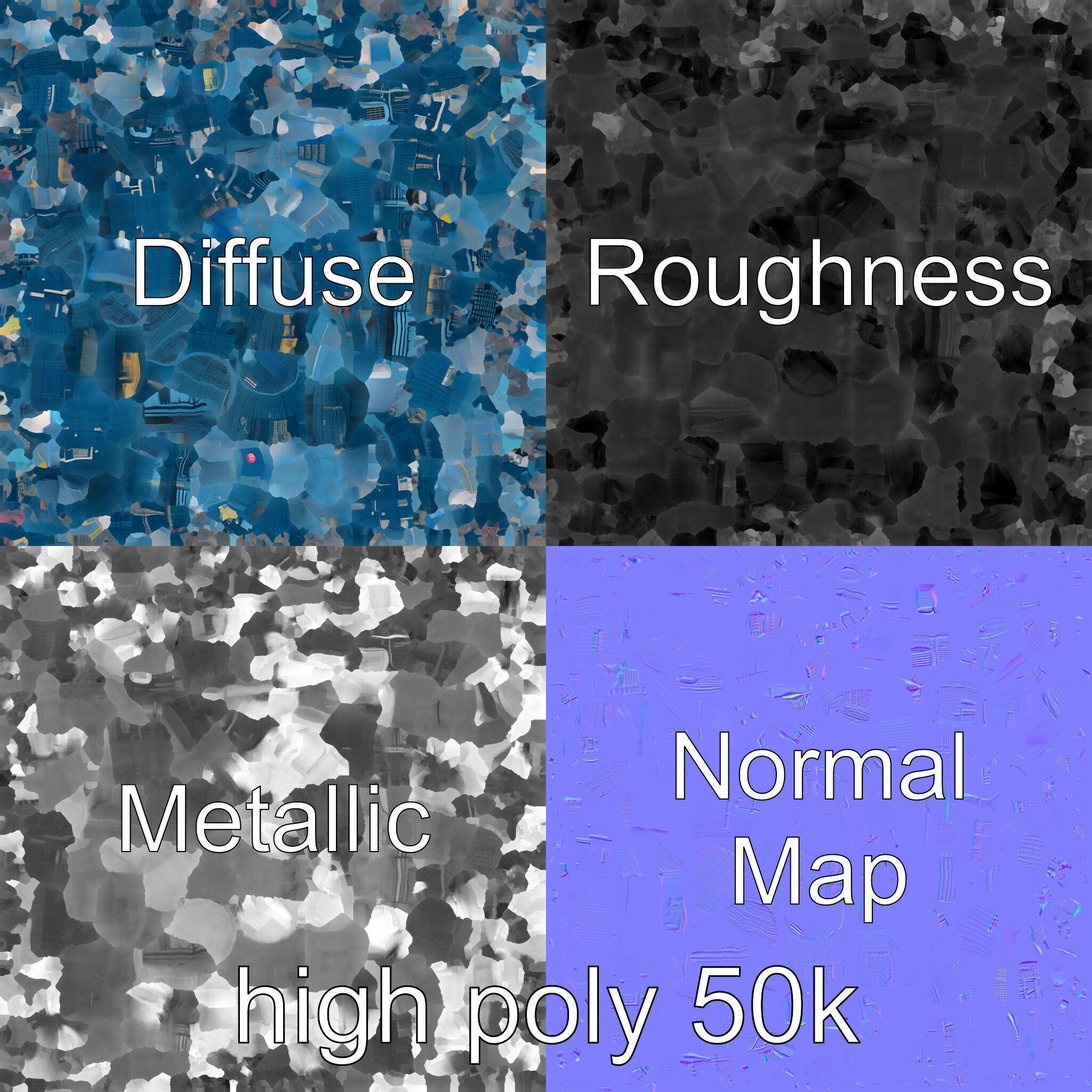 Futuristic Skyscraper Neon Cityscape model pack Low-poly 3D model_2