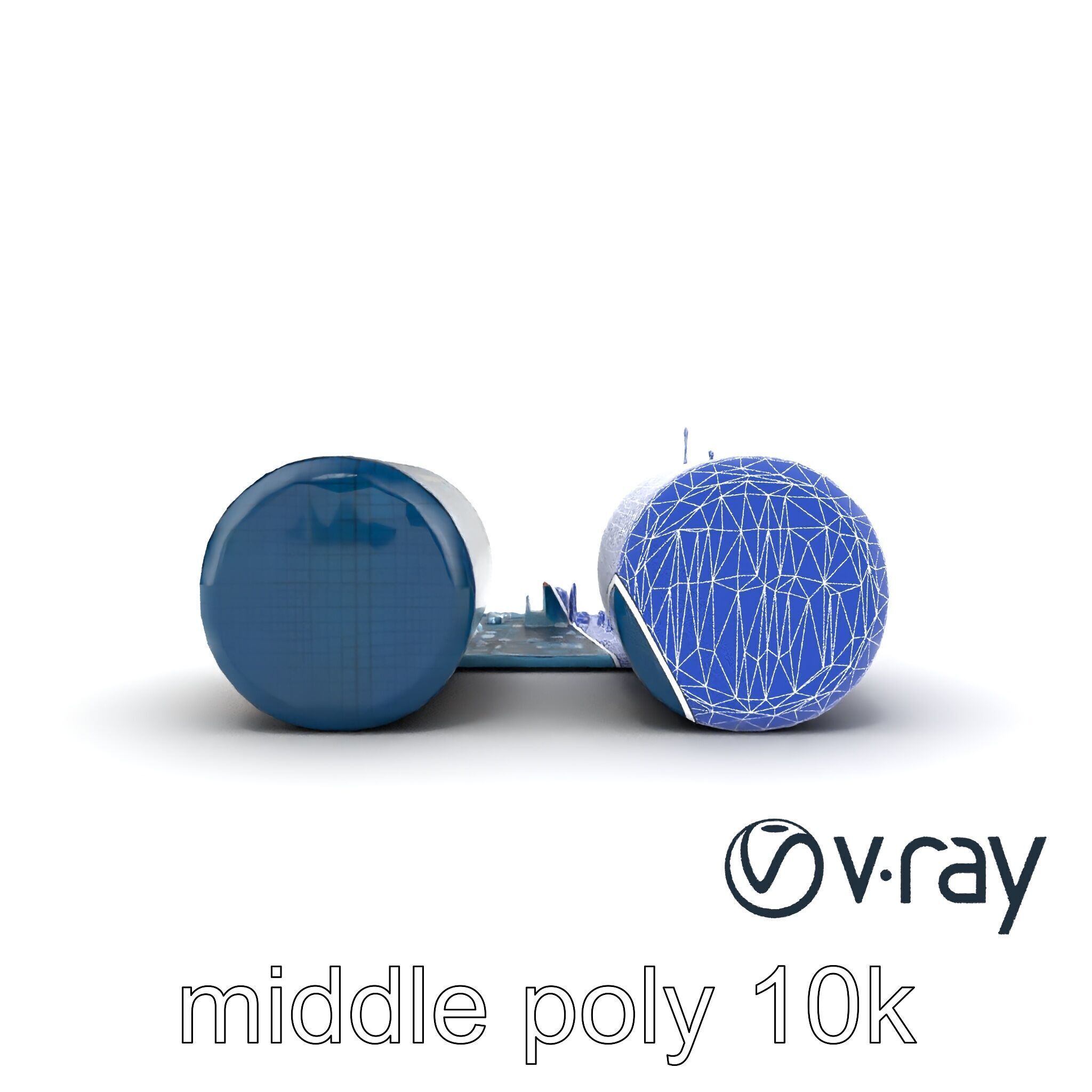 Futuristic Skyscraper Neon Cityscape model pack Low-poly 3D model_22