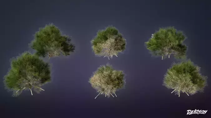 FOLIAGE - Bush Set 01 - NANITE