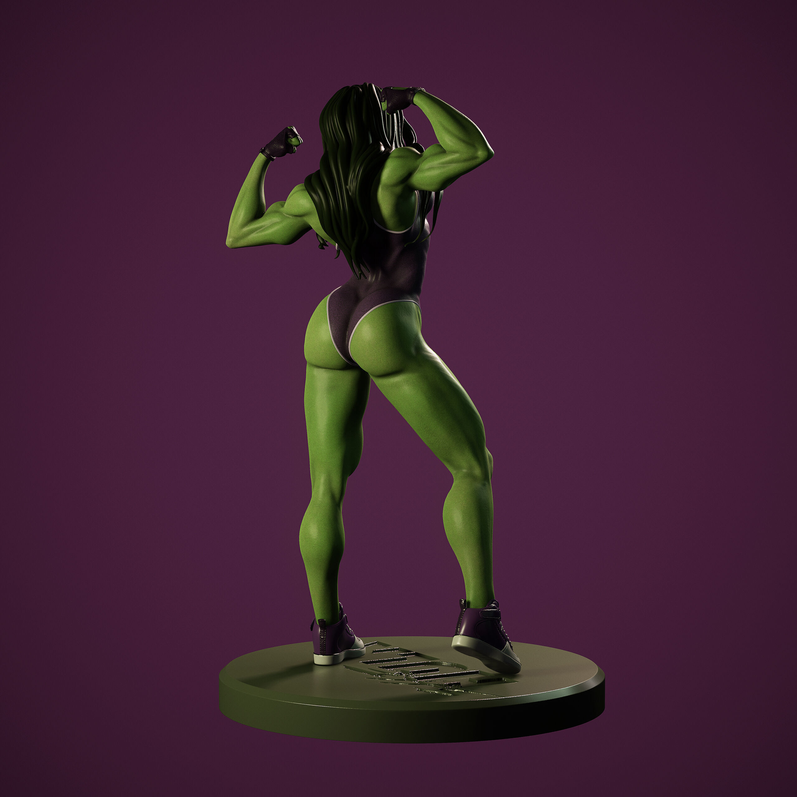 She Hulk 3D print model_3