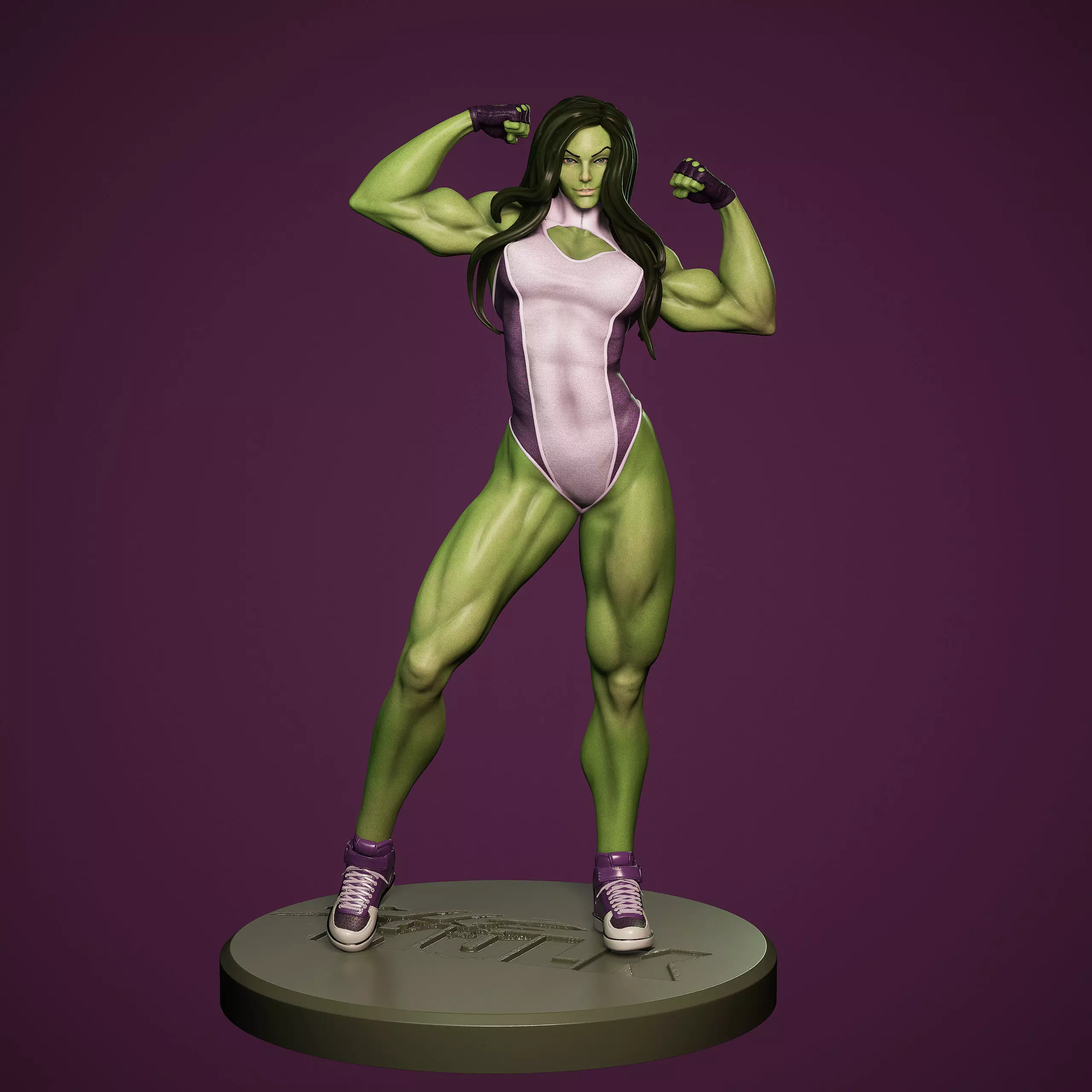 She Hulk 3D print model_0