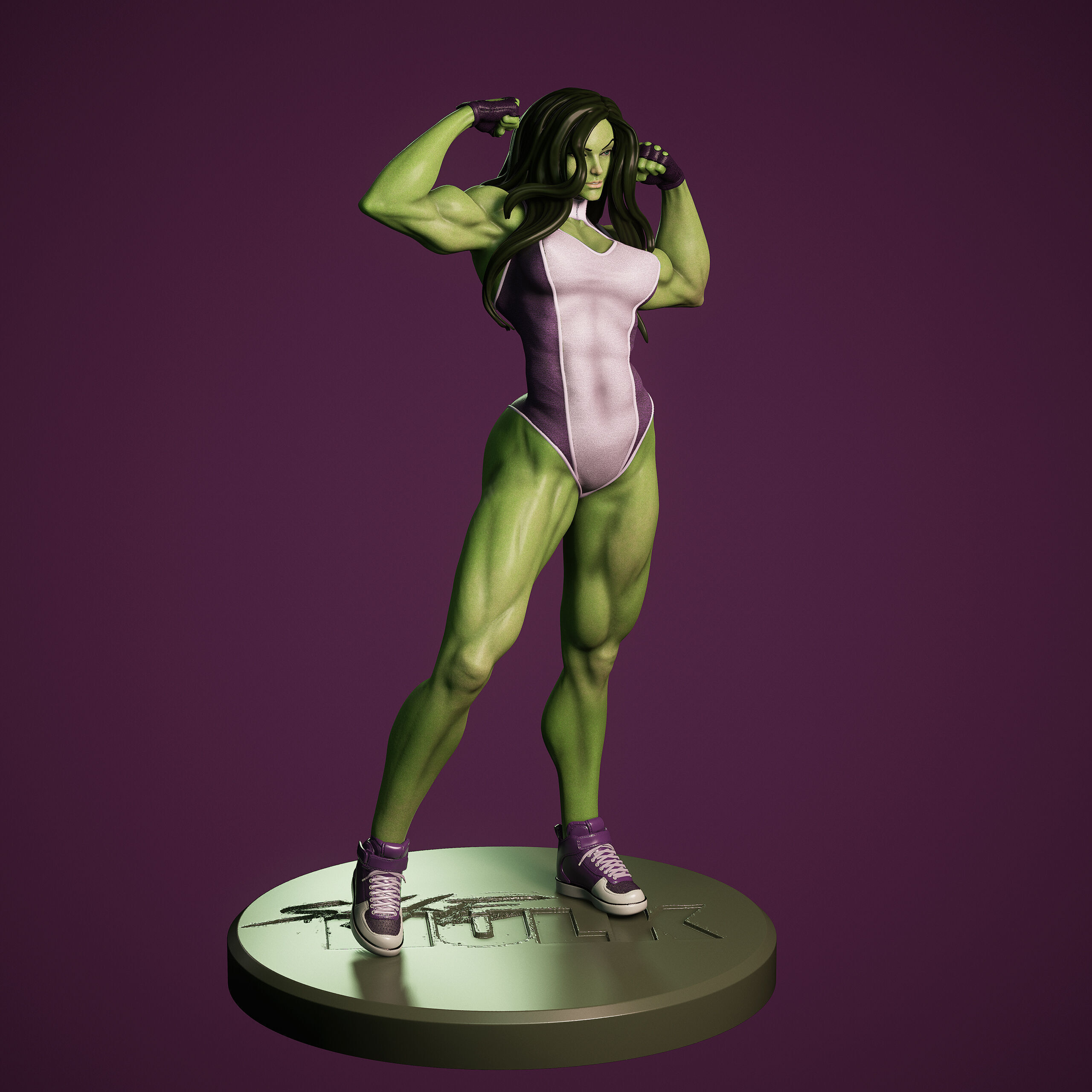 She Hulk 3D print model_1