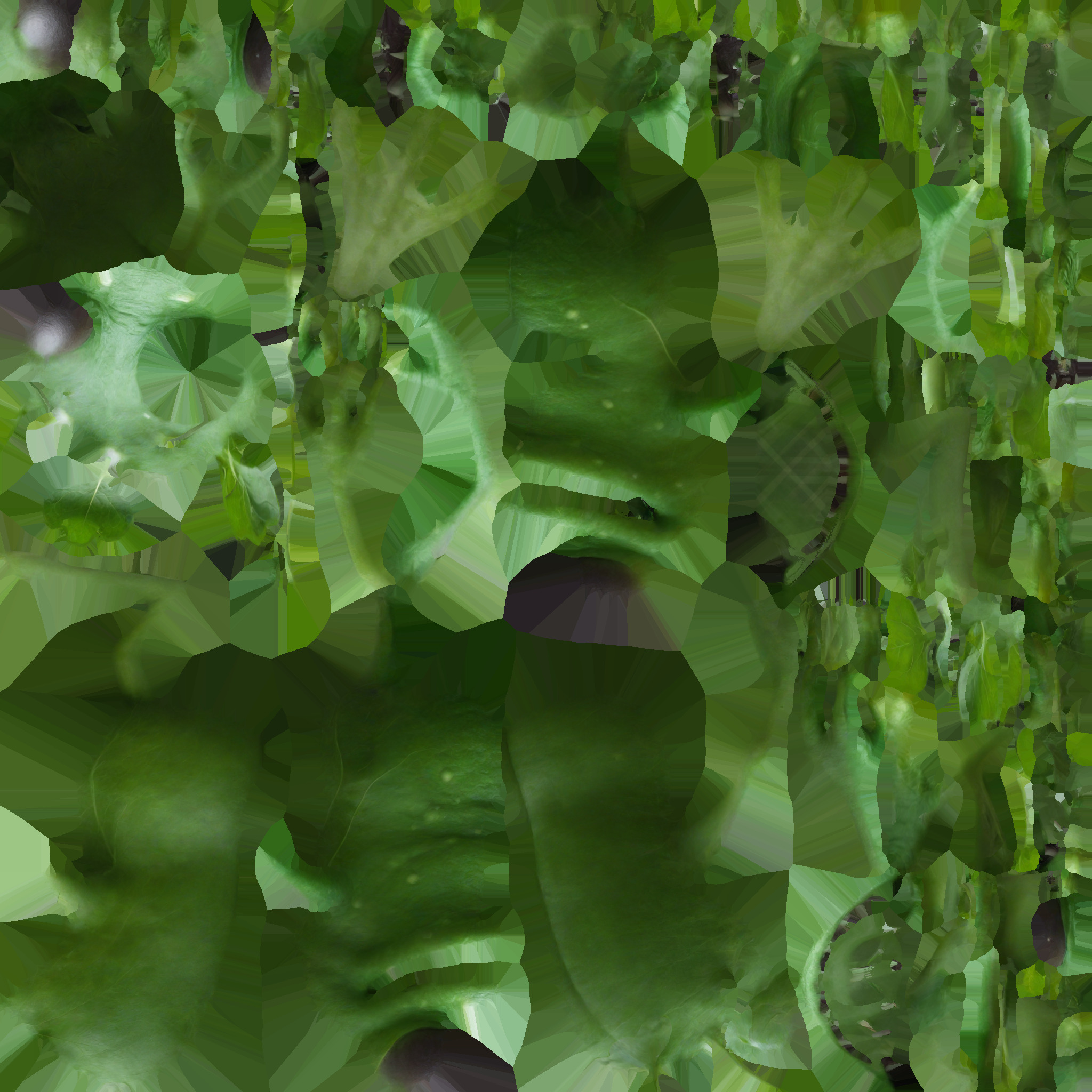 Arugula Monster Character Coloured Isolated 3d Render 3D model_9