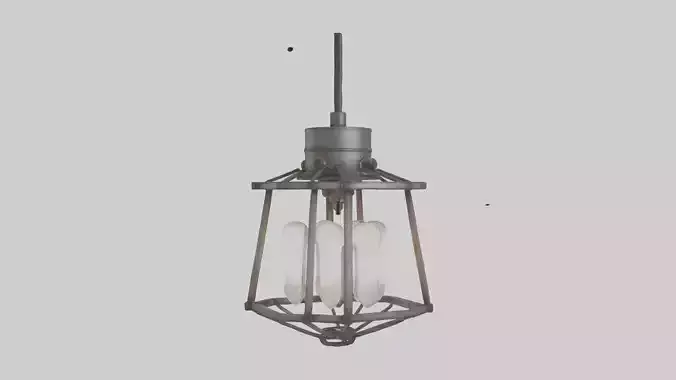 Industrialstyle light fixture model
