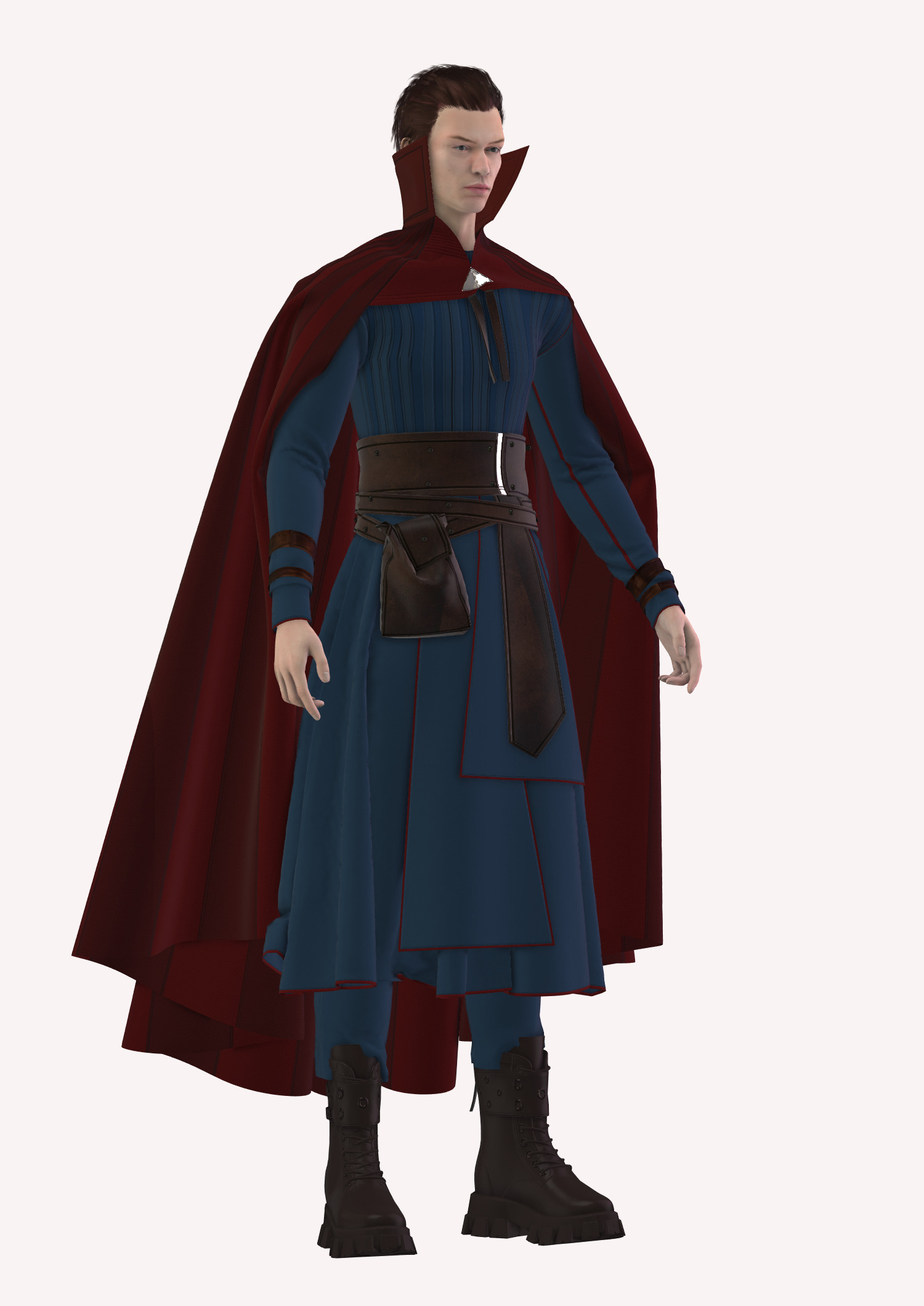Doctor Strange inspired outfit in Style3d Atelier 3D model_15