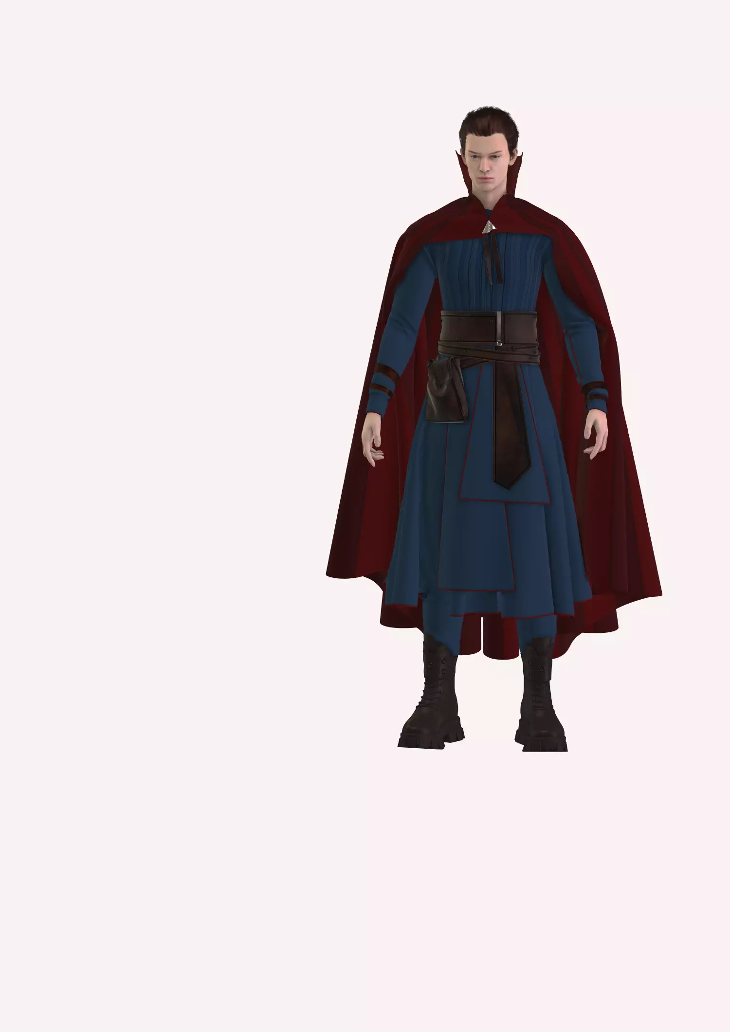 Doctor Strange inspired outfit in Style3d Atelier 3D model_0