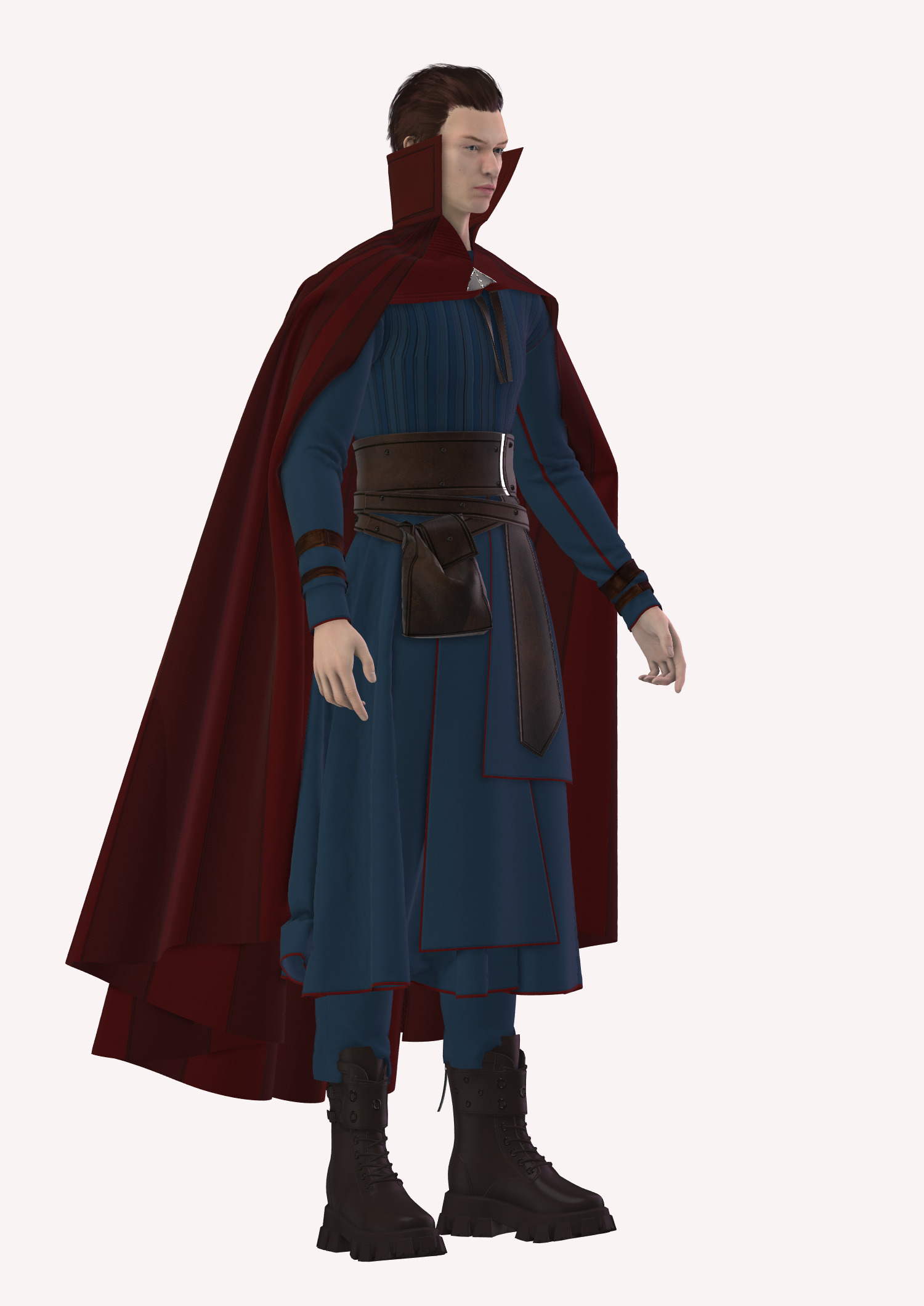 Doctor Strange inspired outfit in Style3d Atelier 3D model_4