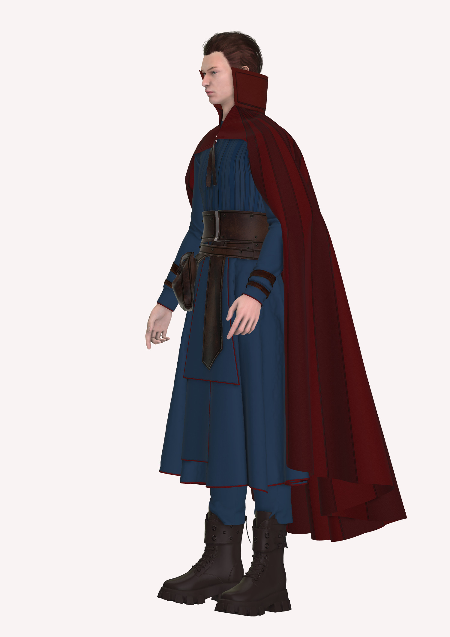 Doctor Strange inspired outfit in Style3d Atelier 3D model_9