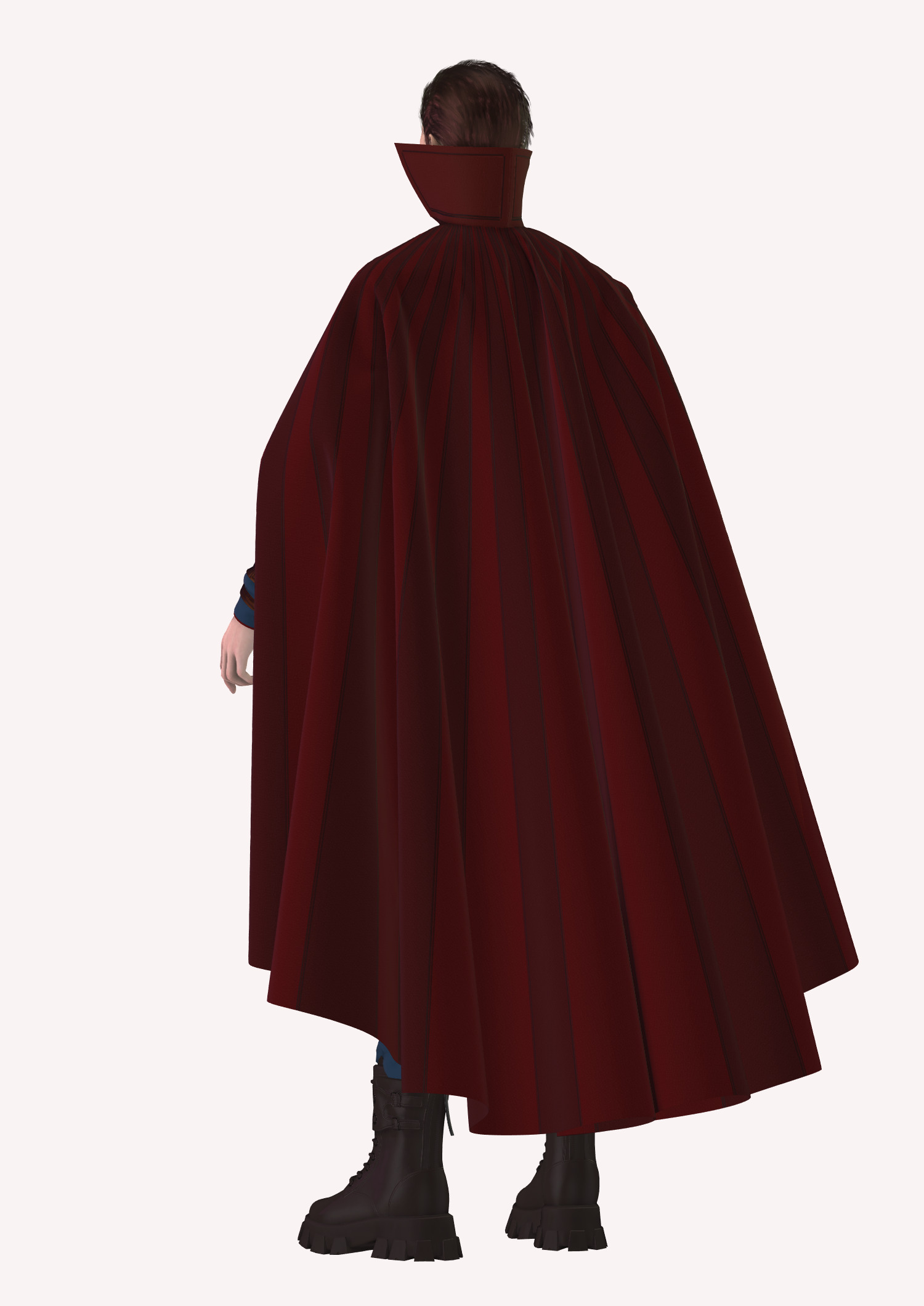 Doctor Strange inspired outfit in Style3d Atelier 3D model_5