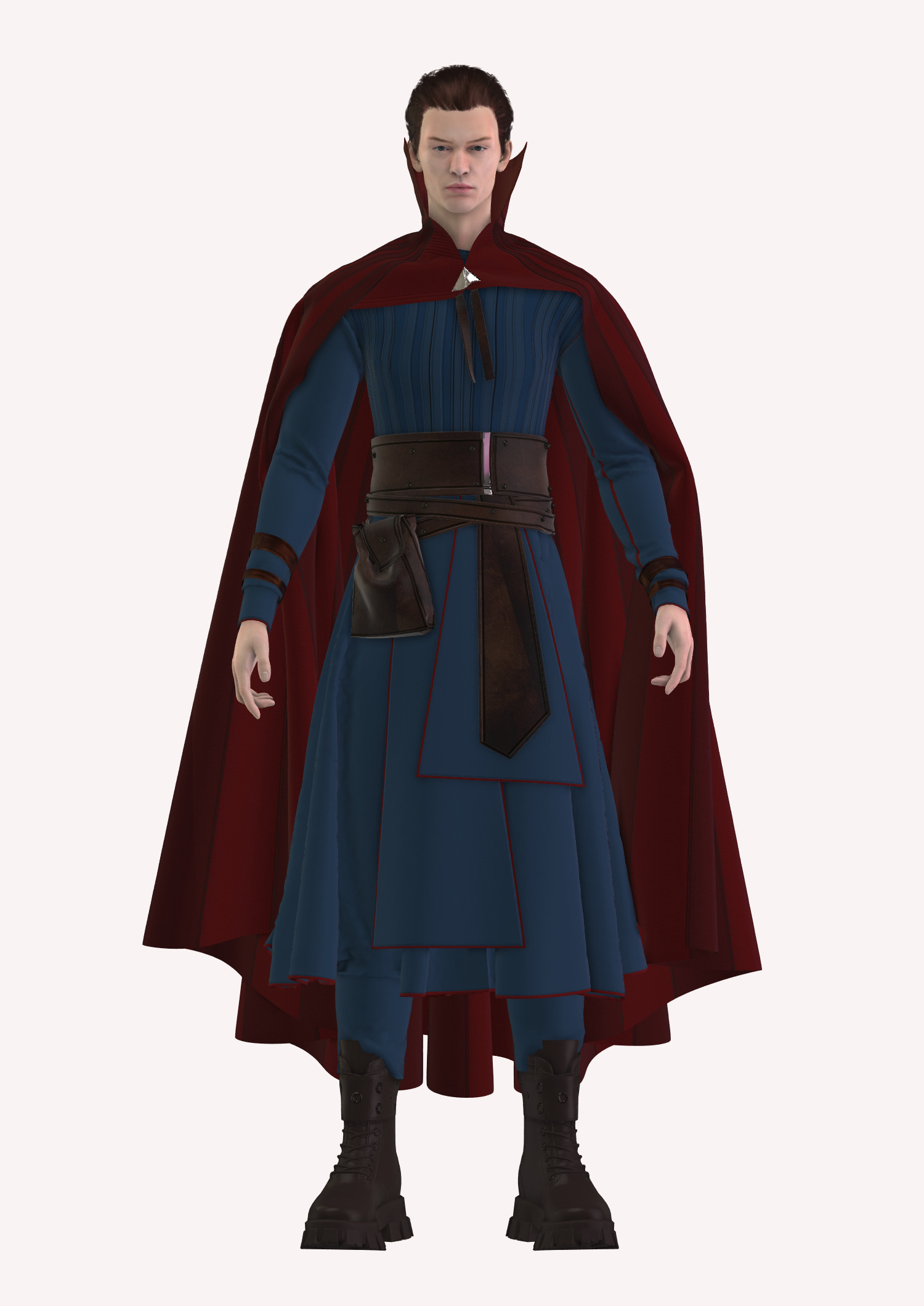 Doctor Strange inspired outfit in Style3d Atelier 3D model_13