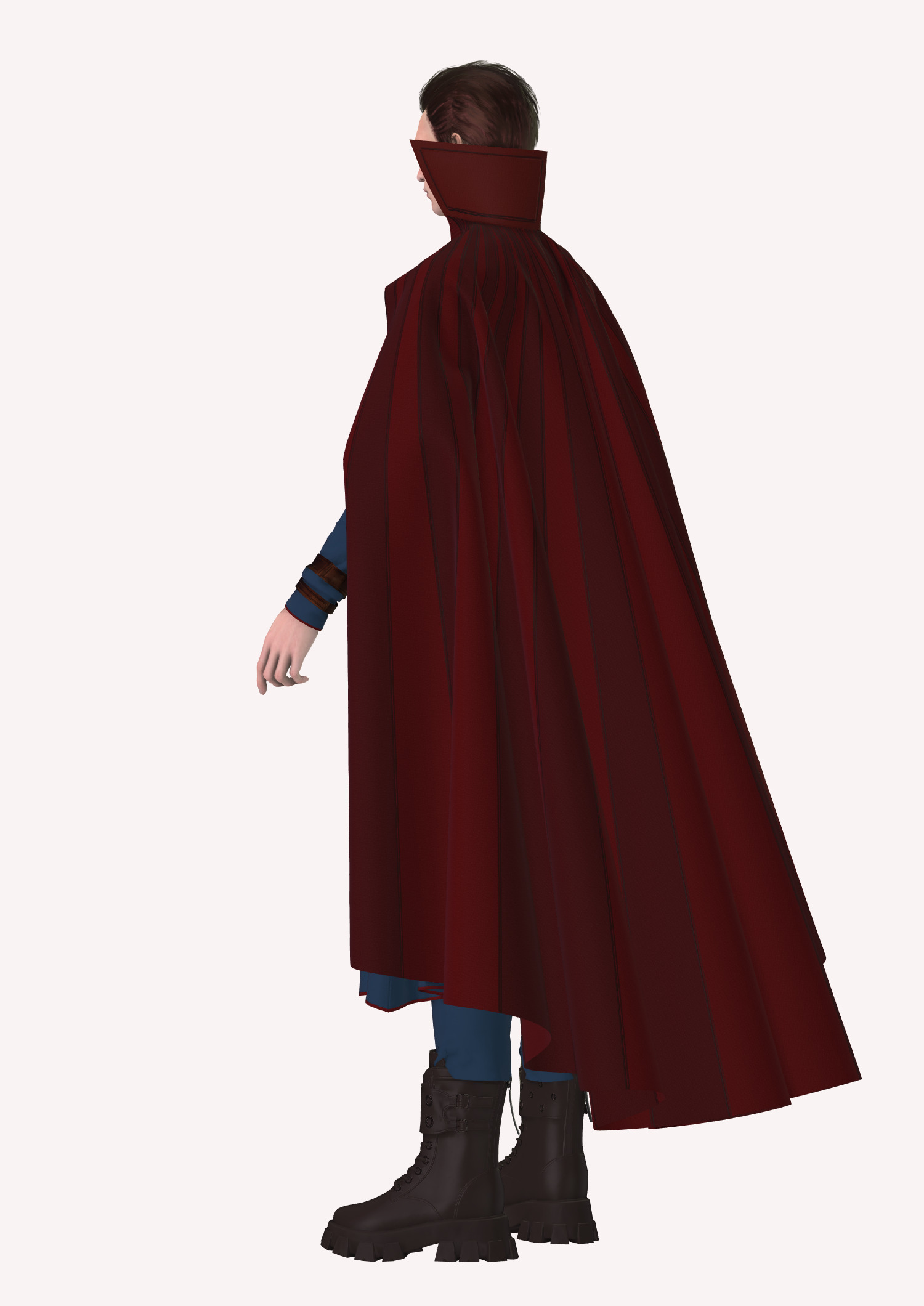 Doctor Strange inspired outfit in Style3d Atelier 3D model_18