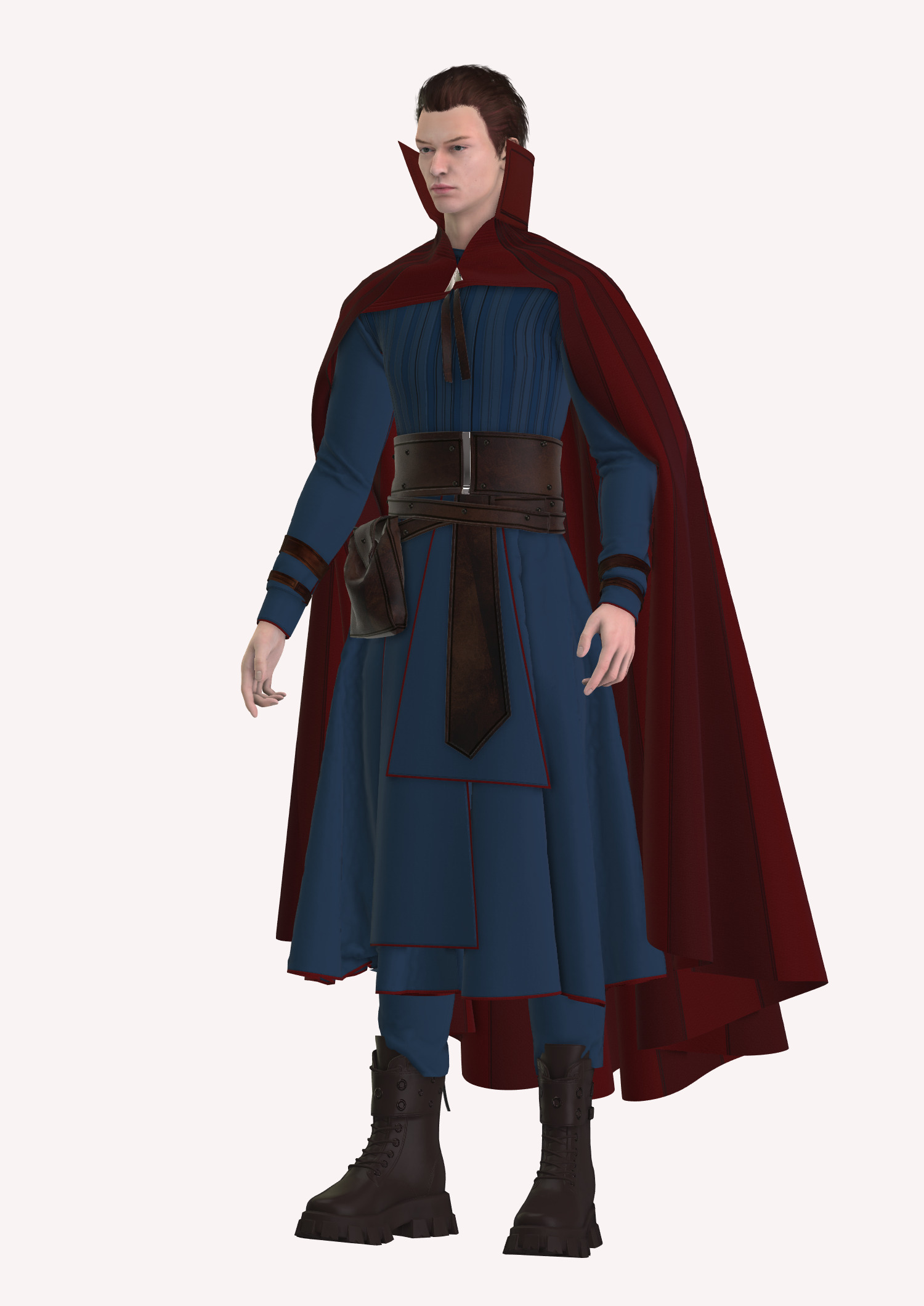 Doctor Strange inspired outfit in Style3d Atelier 3D model_8